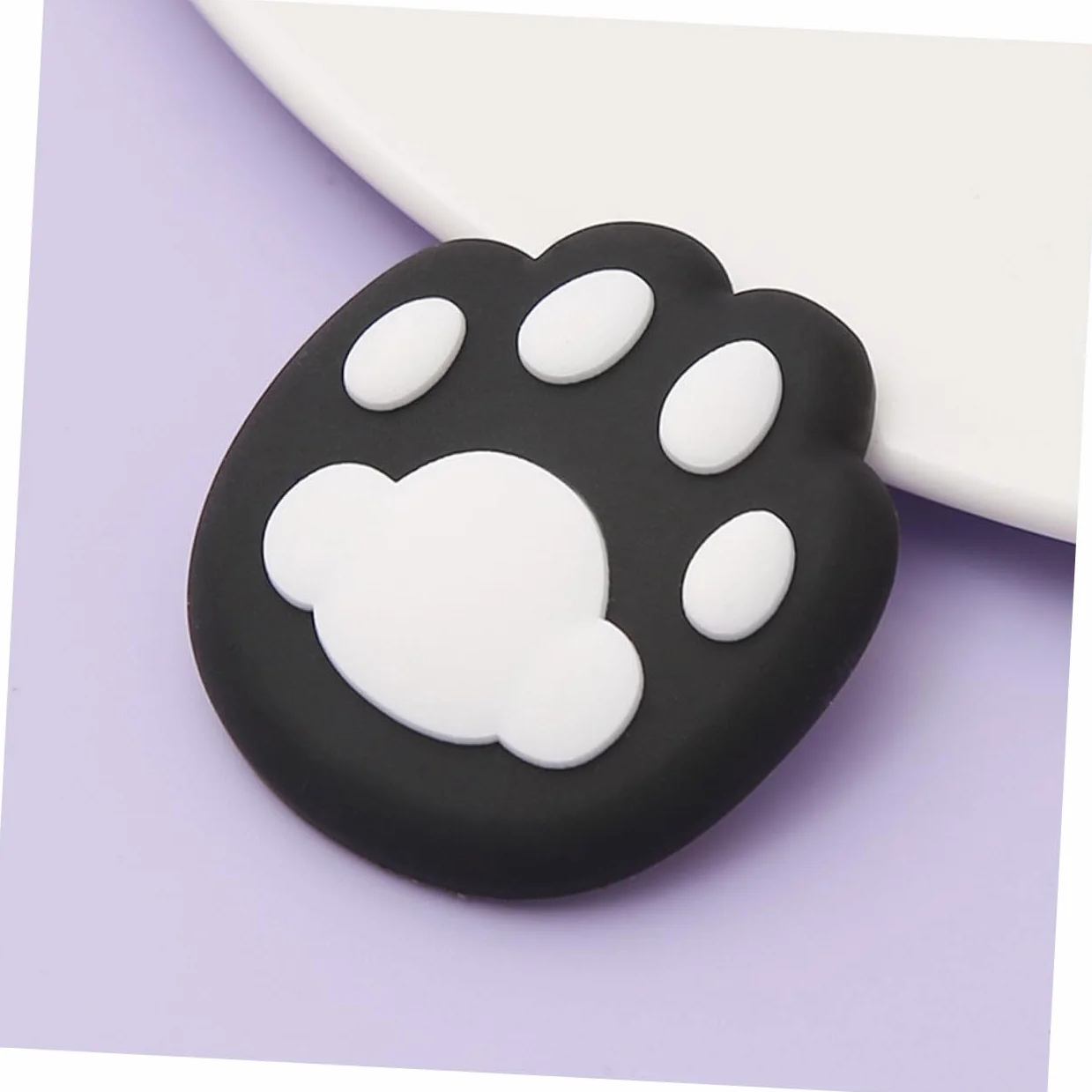 WOONEKY 4kawałki Ochraniacz Do Drzwi Silikonowy Paw Shape Stoper Ścianę Ochrona Gałek Drzwi Cichych Naklejek