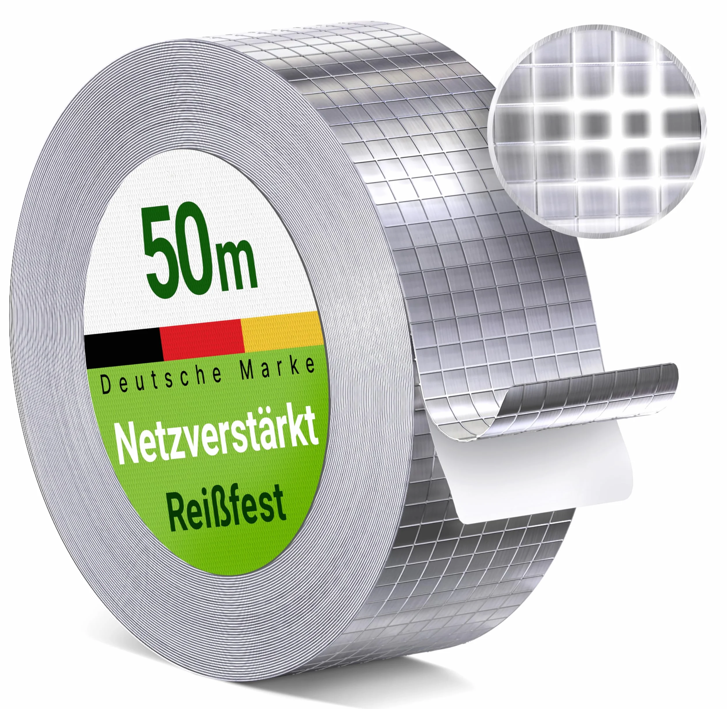 Aluminiowa taśma klejąca wzmocniona siatką 48 mm x 50 m rolka