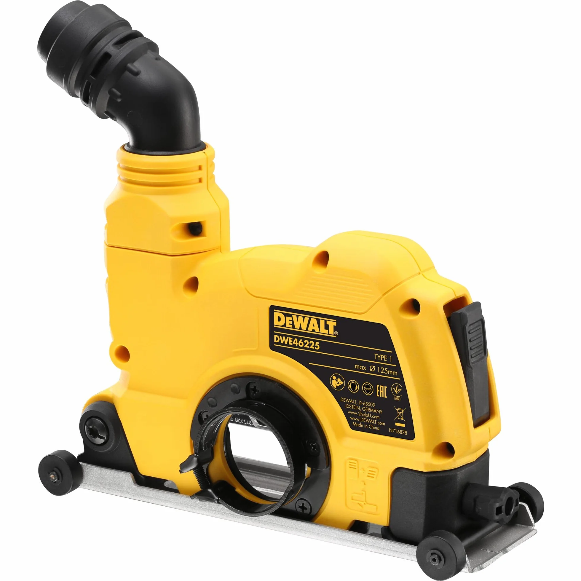 DEWALT Osłona ochronna 125 mm do odsysania pyłu betonowego DWE46225-XJ