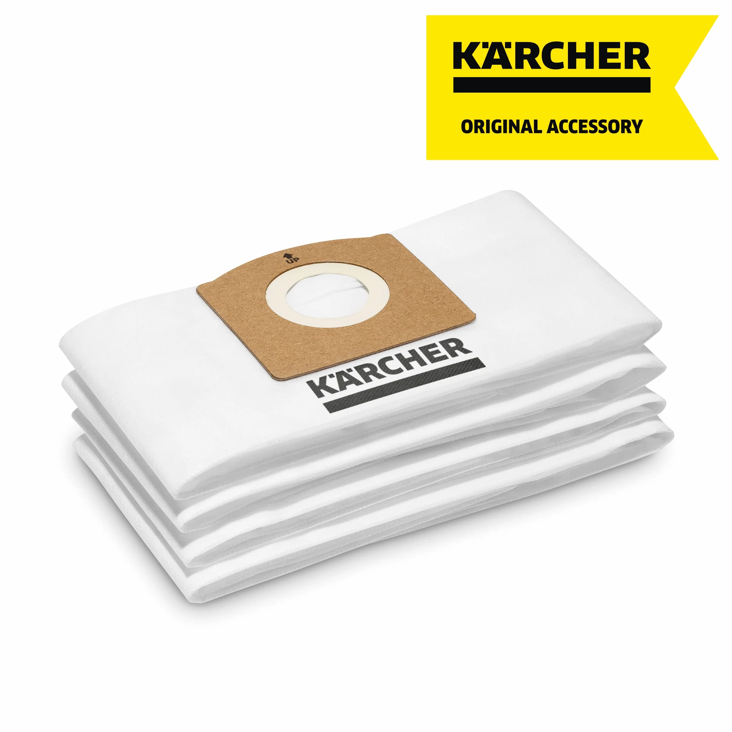 Kärcher Oryginalne worki filtracyjne z włókniny 4 sztuki WD 1 Compact Battery biały