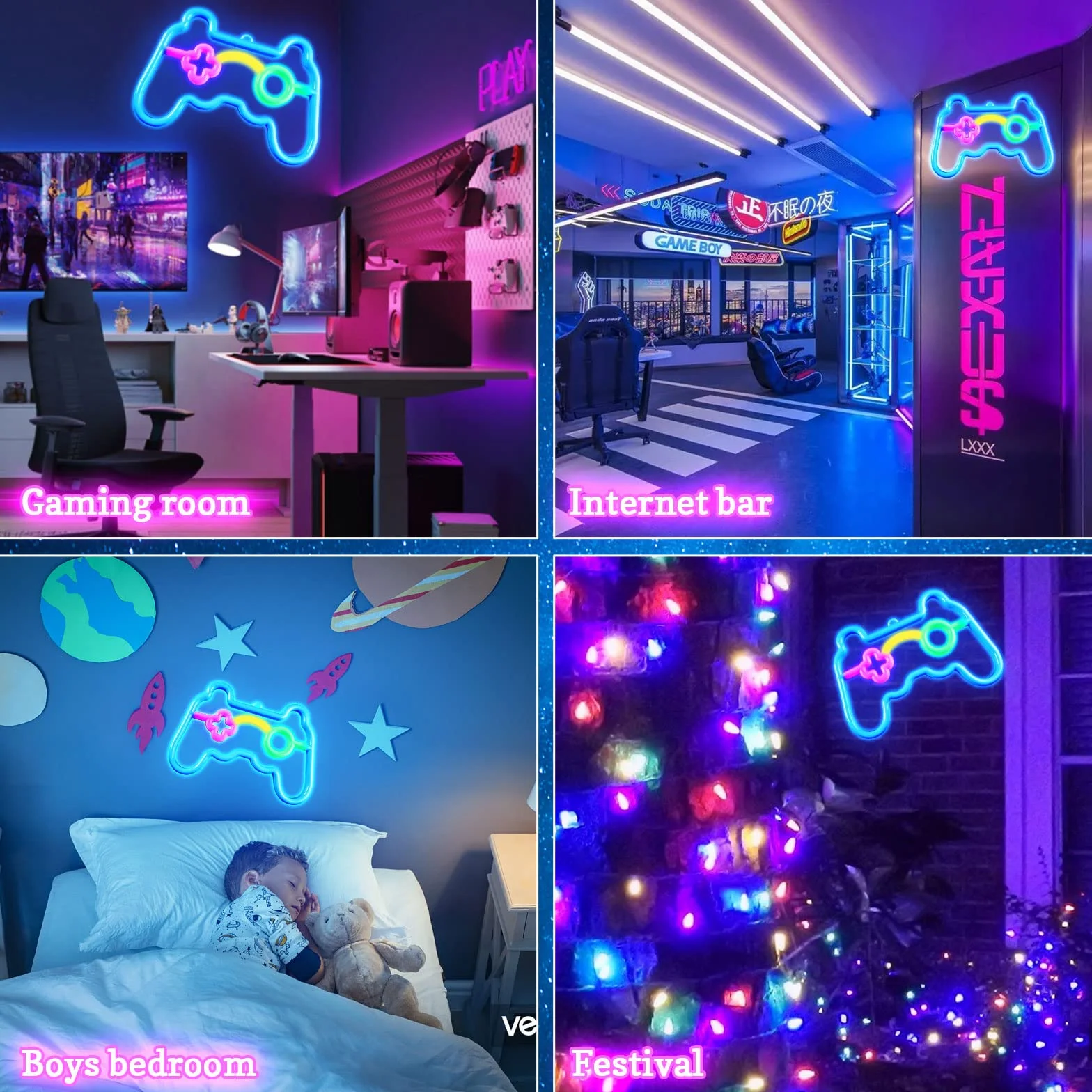 HOTUT Podświetlana dekoracja neonowa LED, akcesorium barowe, dekoracja ścienna do sypialni, pokoju zabaw, dekoracja barowa