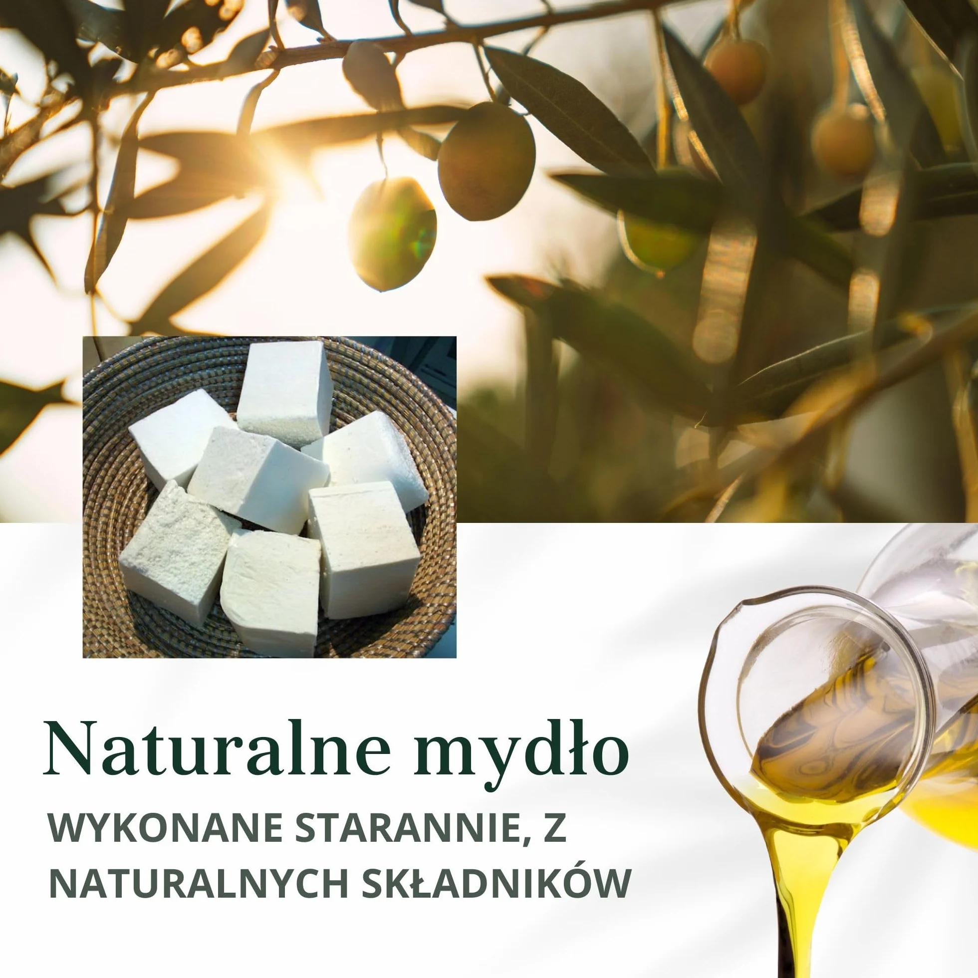 Mydło Organiczne Castile 2L | W 100% Naturalne z Oliwy z Oliwek | Wielofunkcyjne: Ciało, Włosy, Dom | Bez Siarczanów i Perfum | Nietestowane na Zwierzętach, Wegańskie