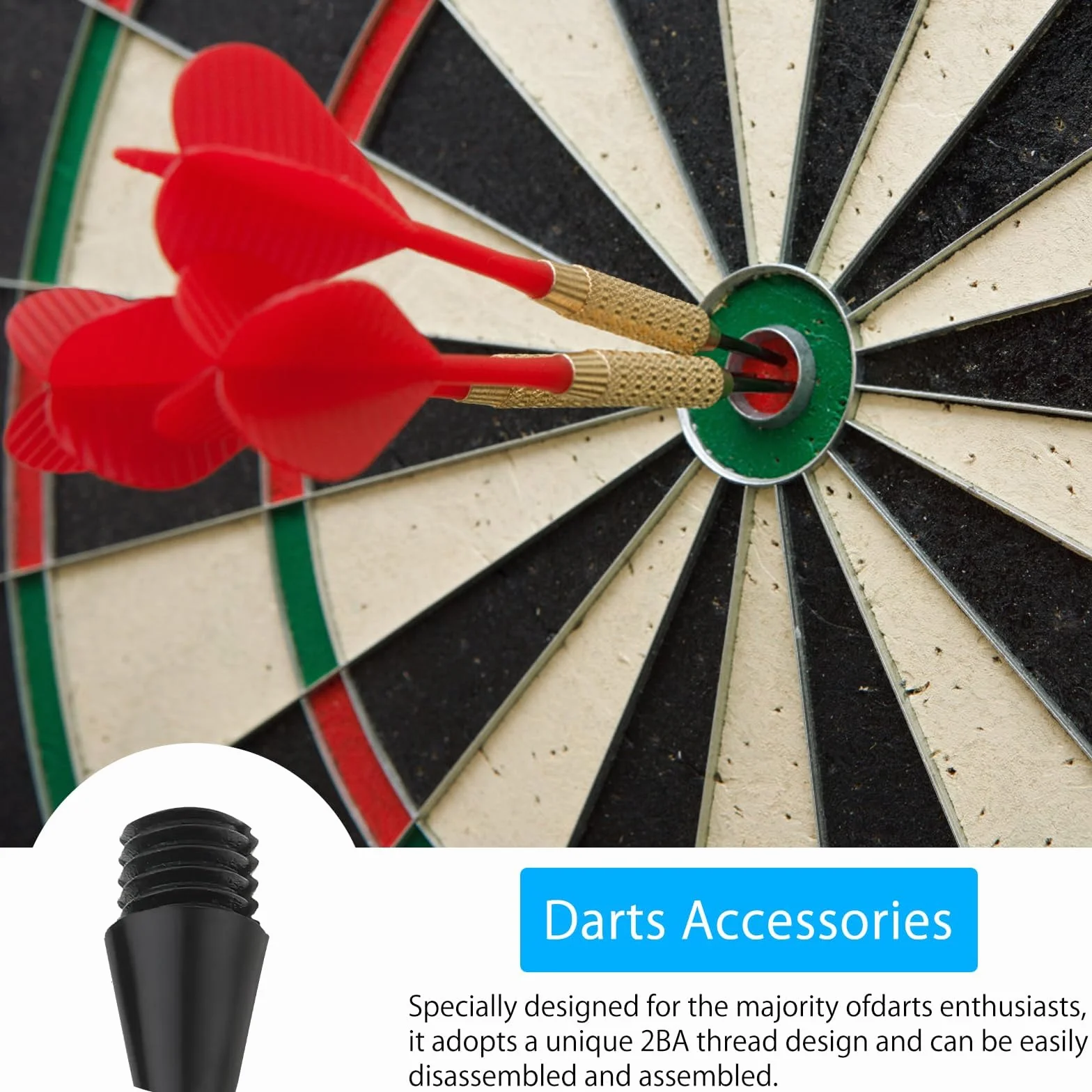 200 sztuk profesjonalnych końcówek do rzutek z tworzywa sztucznego, gwint 2BA, końcówki do softdartów, końcówki do softdartów, łatwe do wymiany, końcówki do softdartów, niełatwe do złamania