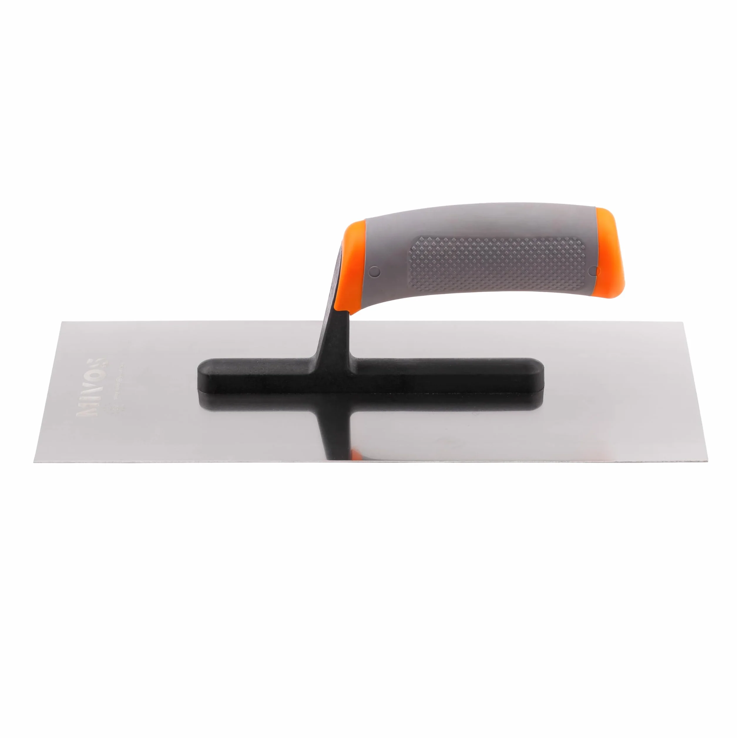 MIVOS Paca wygładzająca ze stali nierdzewnej 280 x 120 mm - Ergonomiczny miękki uchwyt - Płyta do tynkowania i murowania