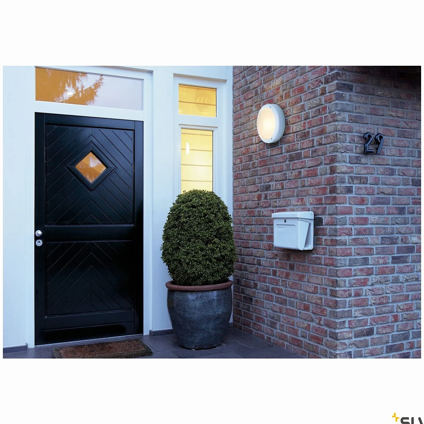 SLV Natynkowa lampa na ścianę i sufit BULAN LED E14 IP44 60 W biały
