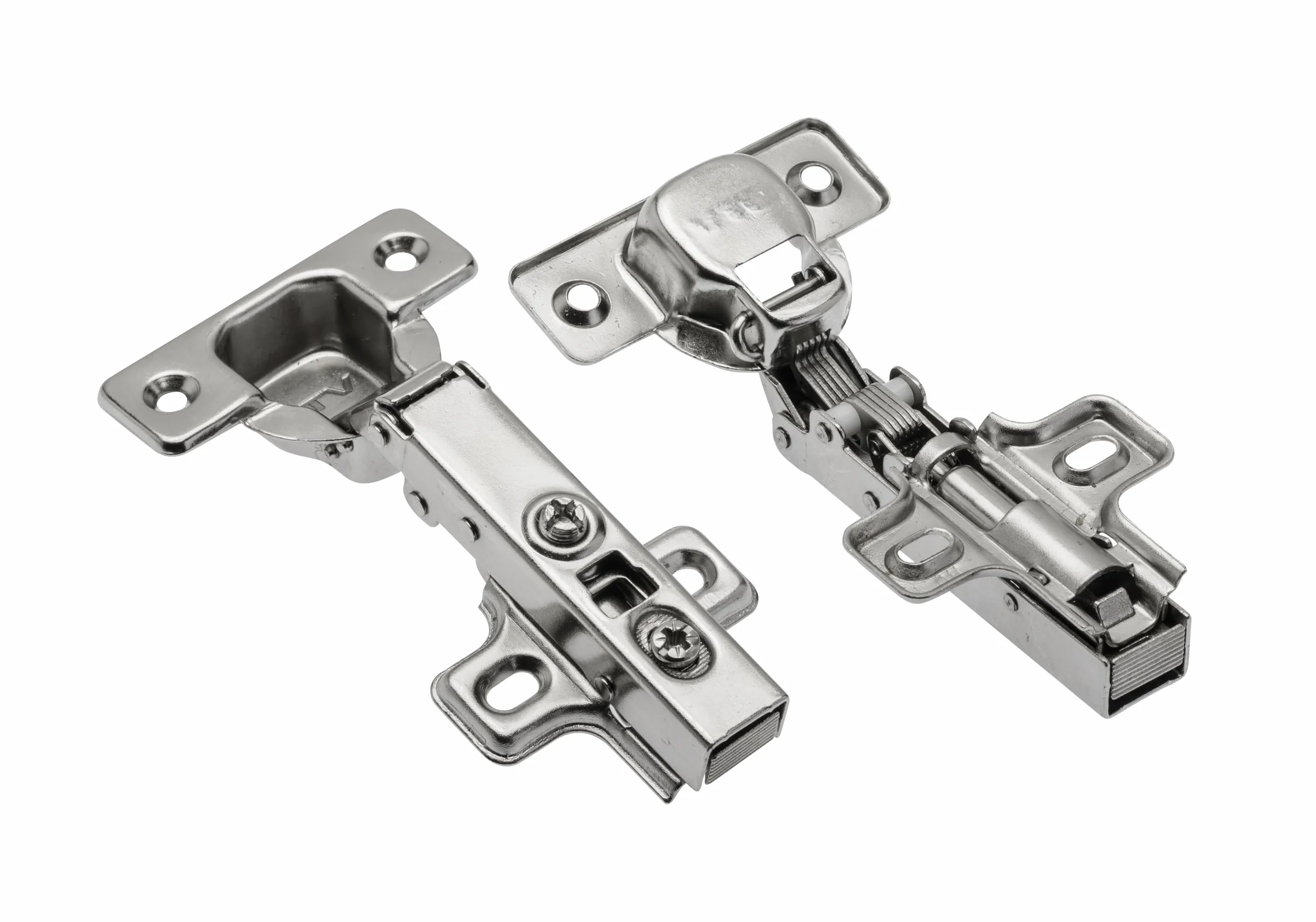 GTV Zawias garnkowy INHC z tłumieniem Clip-on regulacja 3D 80 000 cykli doniczka 35 mm stal niklowana