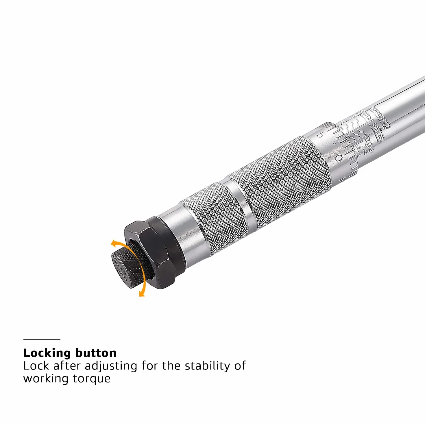 Amazon Basics Klucz dynamometryczny zatrzaskowy z napędem 1/4", 3,95-22,5 Nm