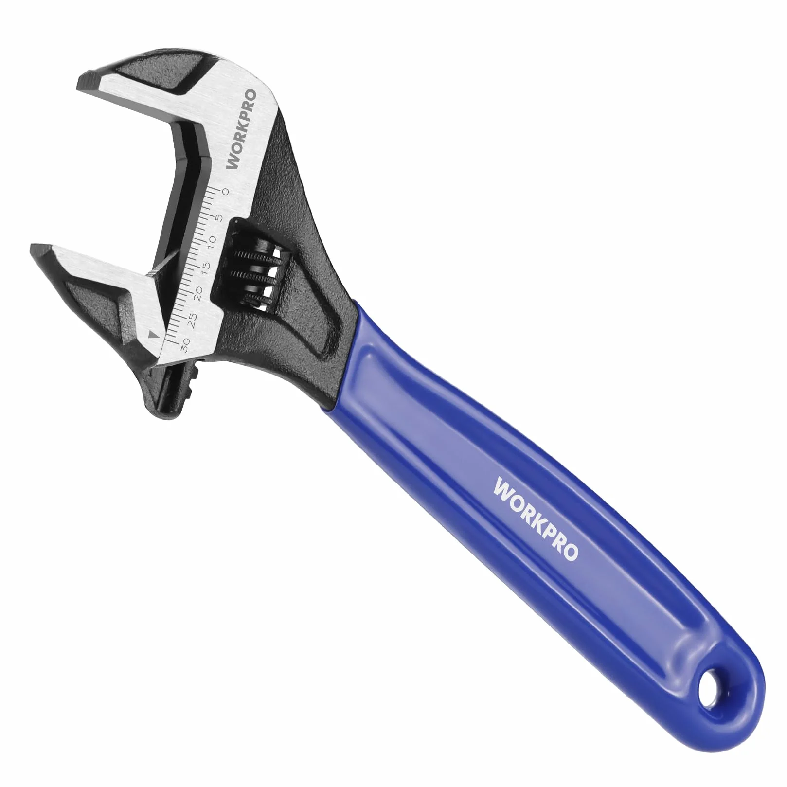 WORKPRO Klucz francuski 200 mm nastawny ze stali Cr-V uchwyt dwuskładnikowy