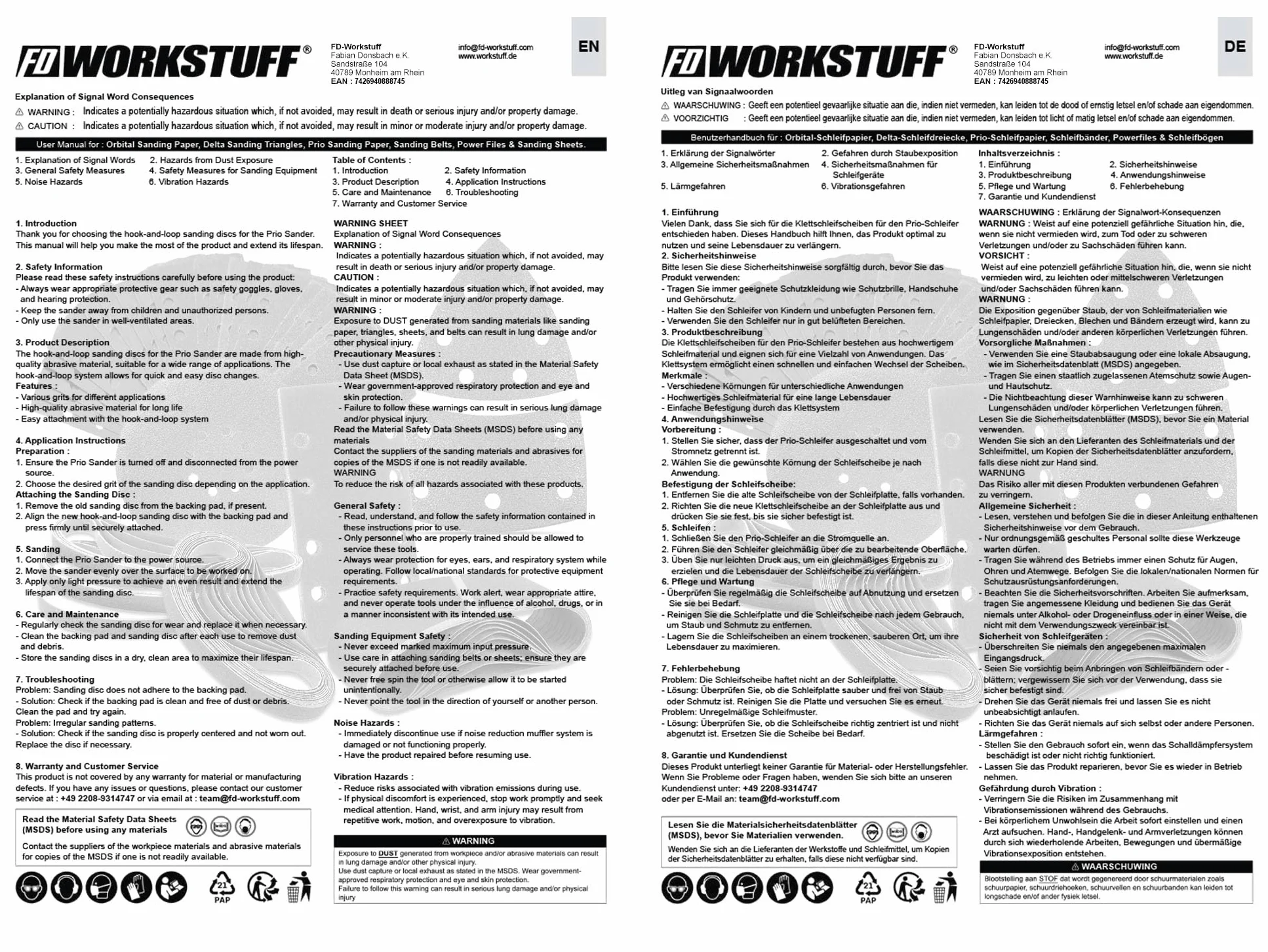Papier ścierny Delta 92x140 mm 5 otworów ziarnistość 6 20-40 60-80 120-180 240 120 arkuszy