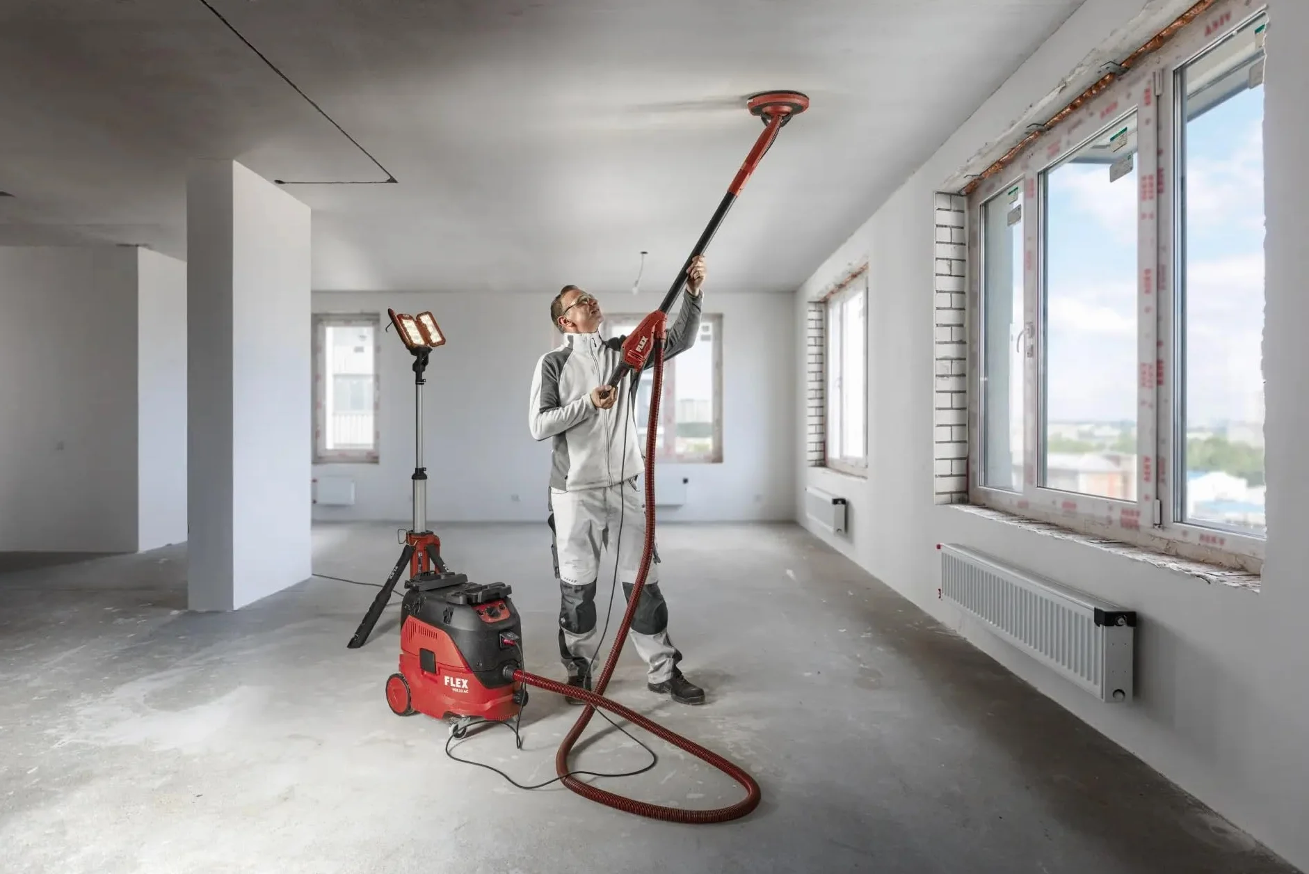 Flex Szlifierka do ścian i sufitów żyrafa GE 6 R-EC 500 W