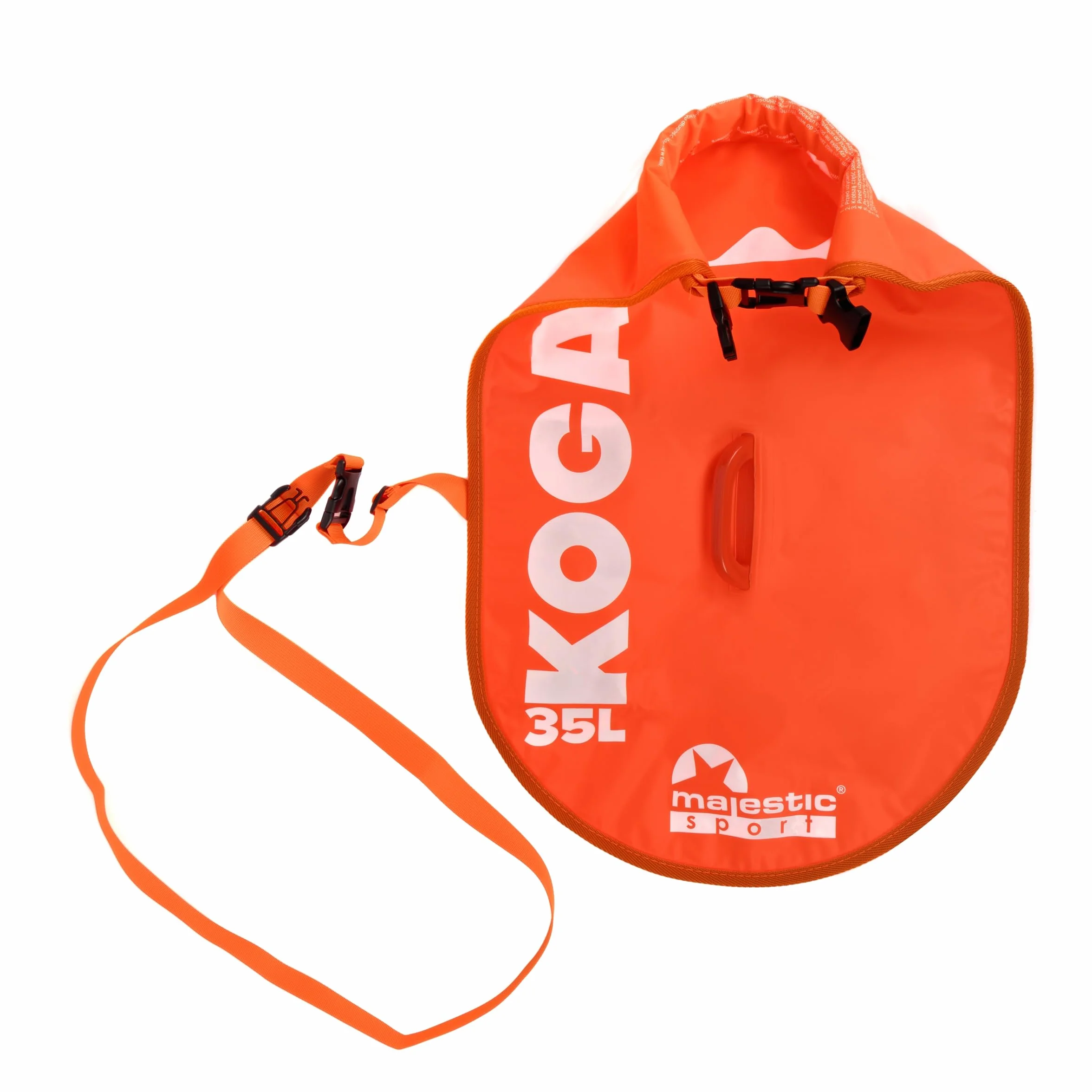 KOGA boja do pływania i worek na sucho 35 l pomarańczowy, otwarta woda i triathlon. Swimming Buoy, pomarańczowy, jeden rozmiar