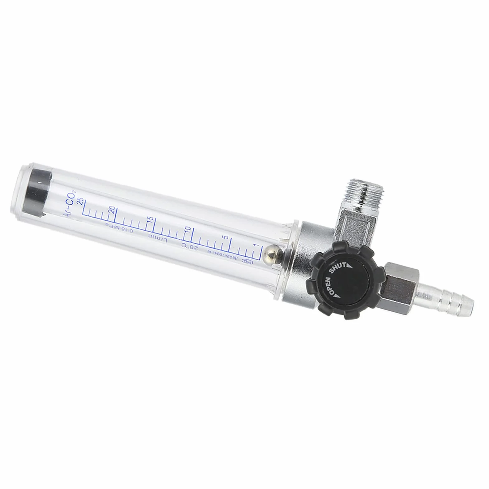 Przepływomierz Argonu CO2 Victor Regulator Dwutlenek Węgla Plastikowy Miernik Akcesoria Spawalnicze