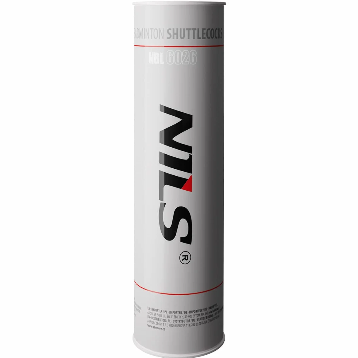 NILS NBL6026 lotka do badmintona, kolorowa, zestaw 6 sztuk