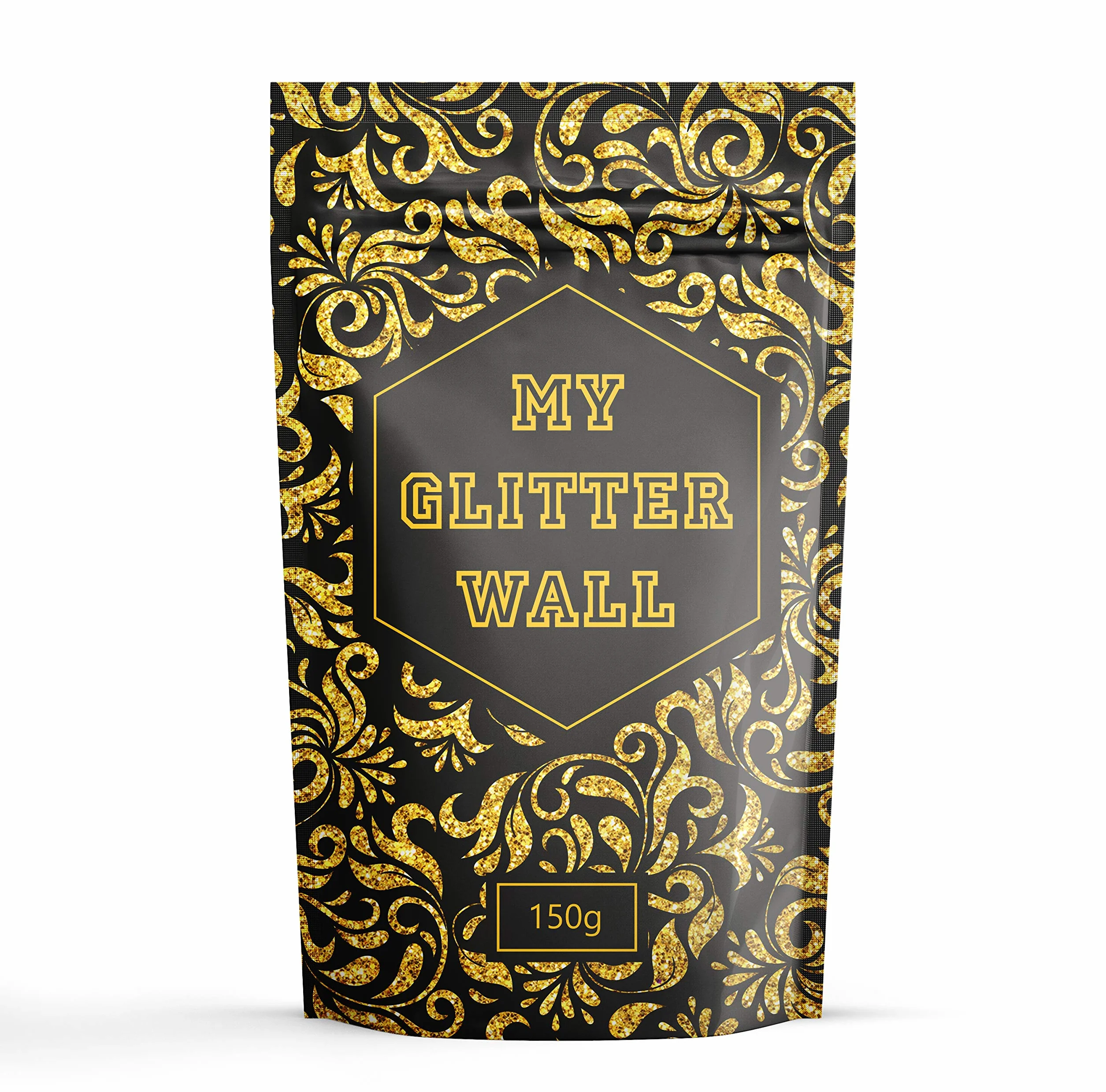 My Glitter Wall Glitter 150G Złoty do farby emulsyjnej, błyszczące dekoracje ścienne