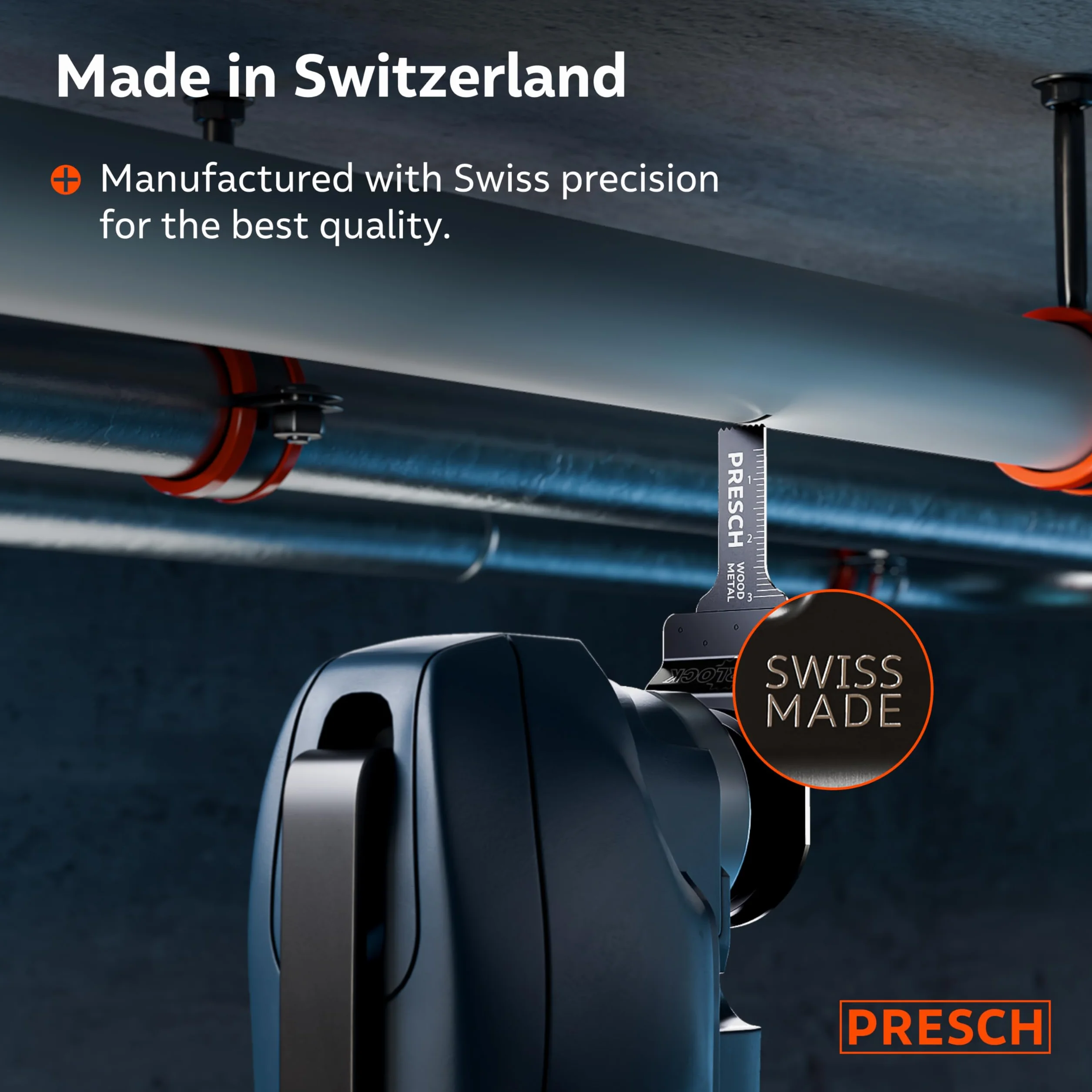 Presch Brzeszczoty Multitoola do Drewna i Metalu 25×10mm - Starlock - Cięcia Bi-Metal