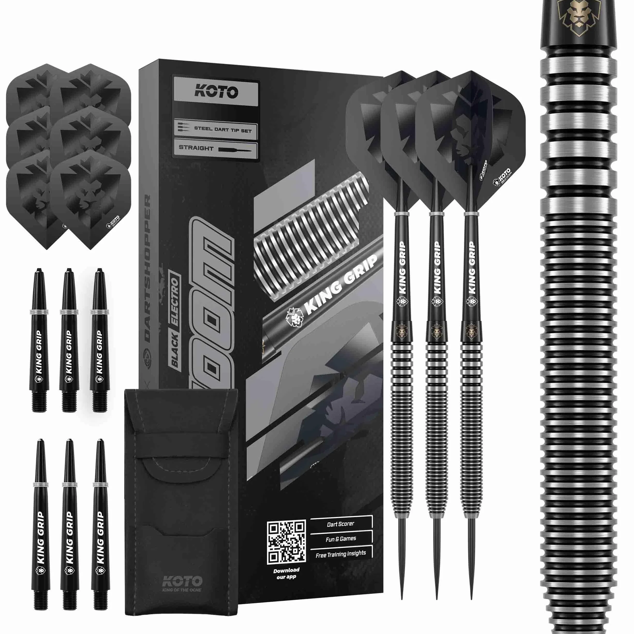Lotki KOTO Zoom Black Electro 90% Tungsten Darts