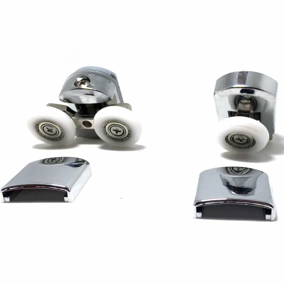 Zestaw 8 kółek do drzwi prysznicowych CY-908AB 20-27 mm ze stopu cynku
