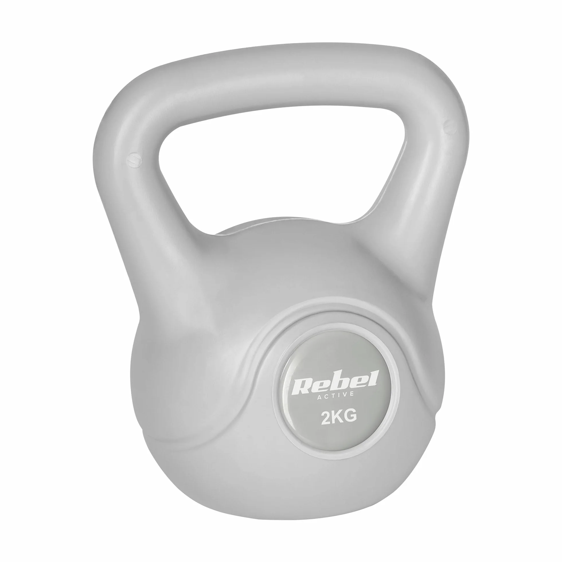 Rebel Electro Kettlebell Bitumiczny 2kg RBA-2322G-02 Szary
