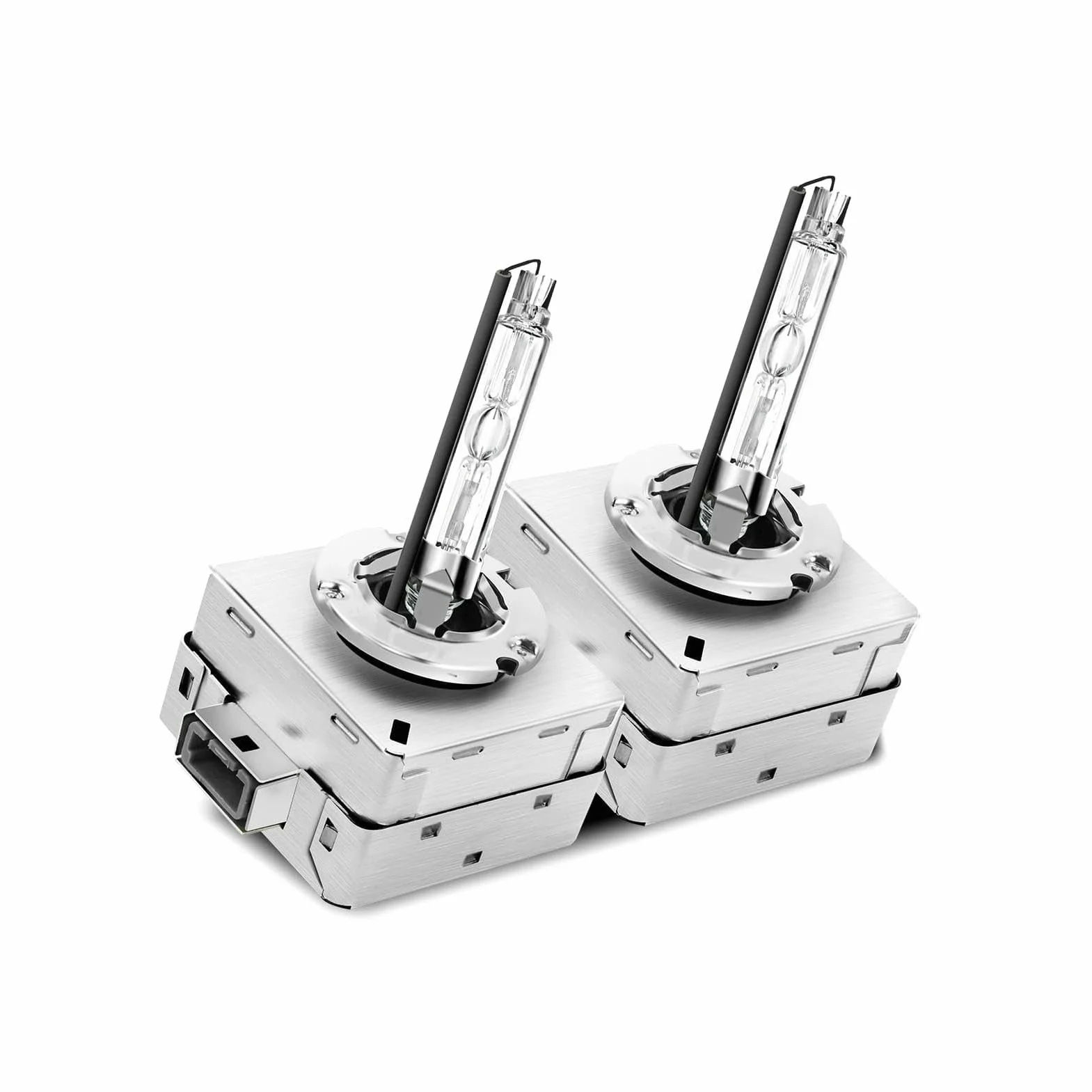D1S Xenon Brenner 12V 60W–Extra Helle 5500K Weiß D1S Scheinwerferlampe mit Zulassung & langer Lebensdauer–Ideal als OEM-Ersatz für Abblendlicht & Fernlicht PK32d-2– 2 Stück
