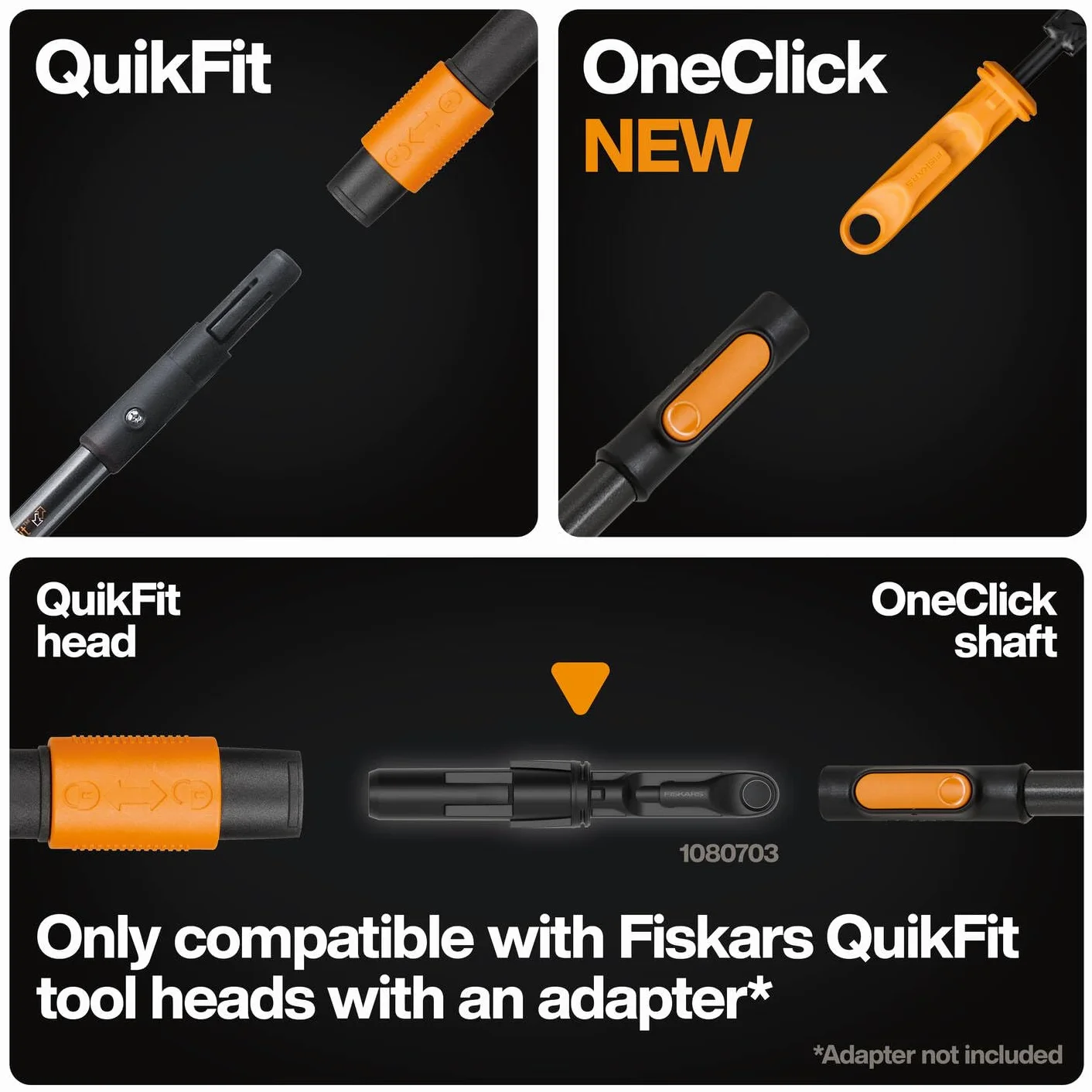 Fiskars OneClick Wooden handle S FSC