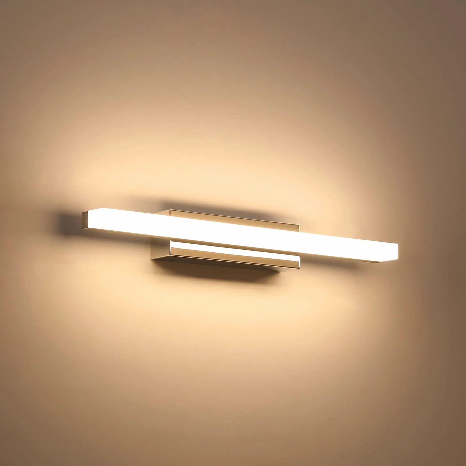 Klighten Łazienkowa lampa LED 9 W 40 cm IP44 kinkiet lustro łazienkowe 600 lumenów 110-240 V 3000 K ciepła biel