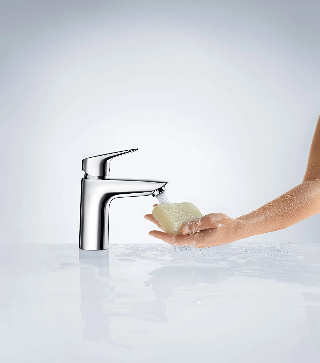 hansgrohe Logis Jednouchwytowa bateria umywalkowa 100 chrom