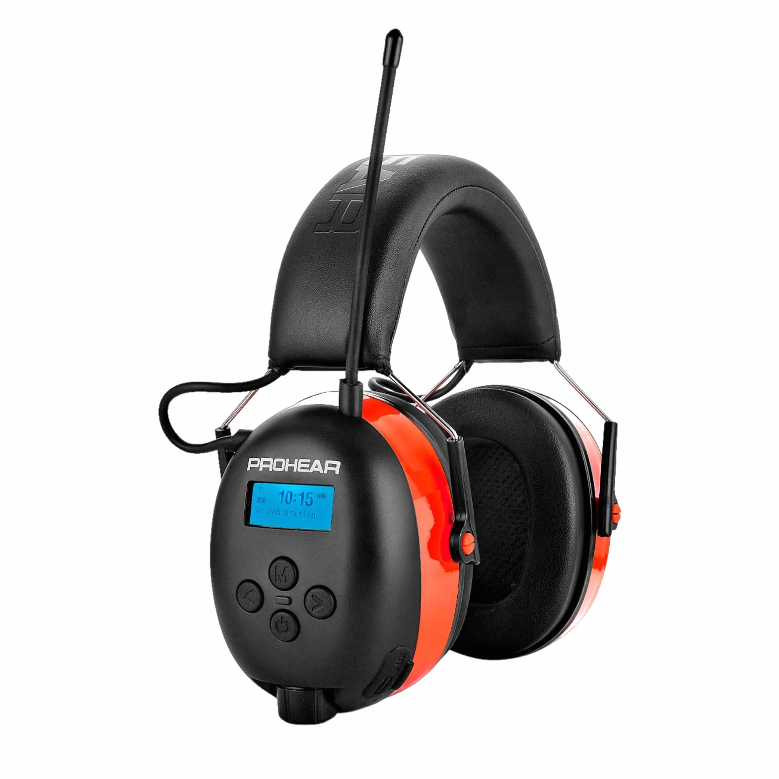 PROHEAR 033A Nauszniki z radiem DAB+ Bluetooth FM, słuchawki z redukcją hałasu SNR 31 dB
