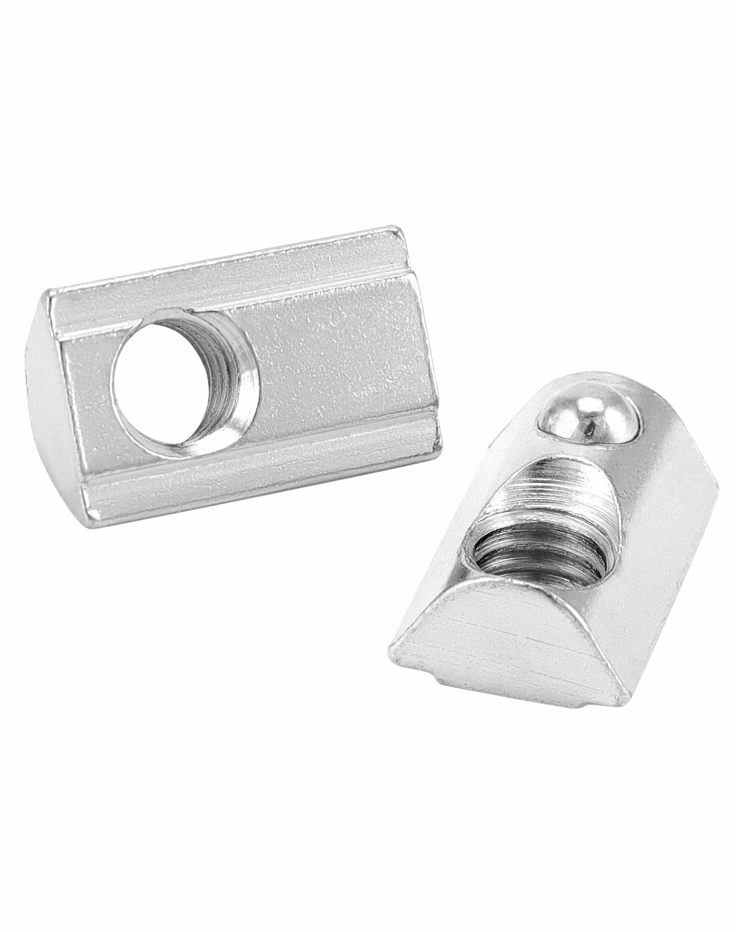 Nakrętki rowkowe M8 z kulką stal węglowa ocynkowana gwint 8mm do profilu aluminiowego 40x40