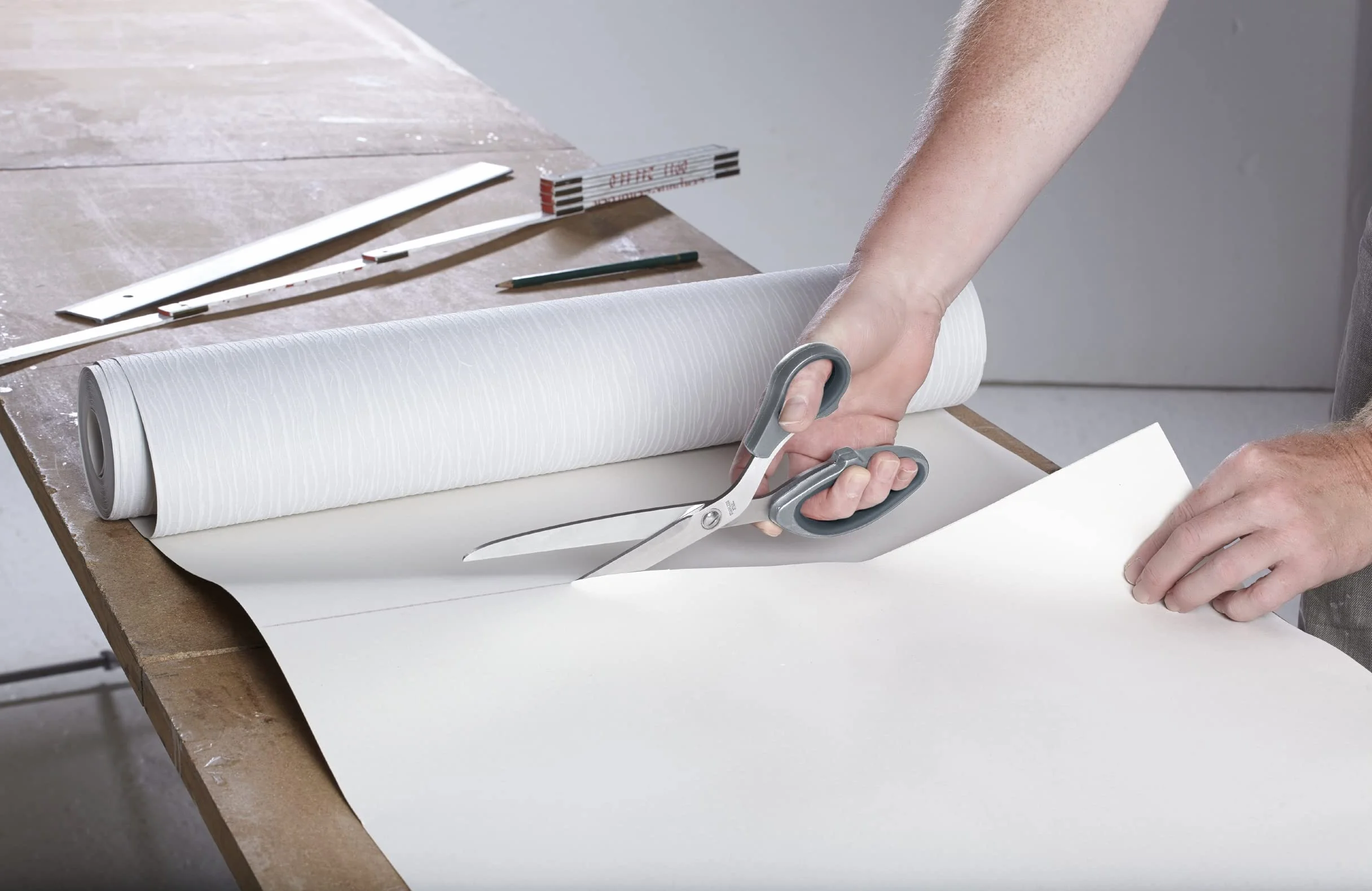 kwb Nożyce do tapetowania ze stali nierdzewnej 280 mm 130 mm kątowe