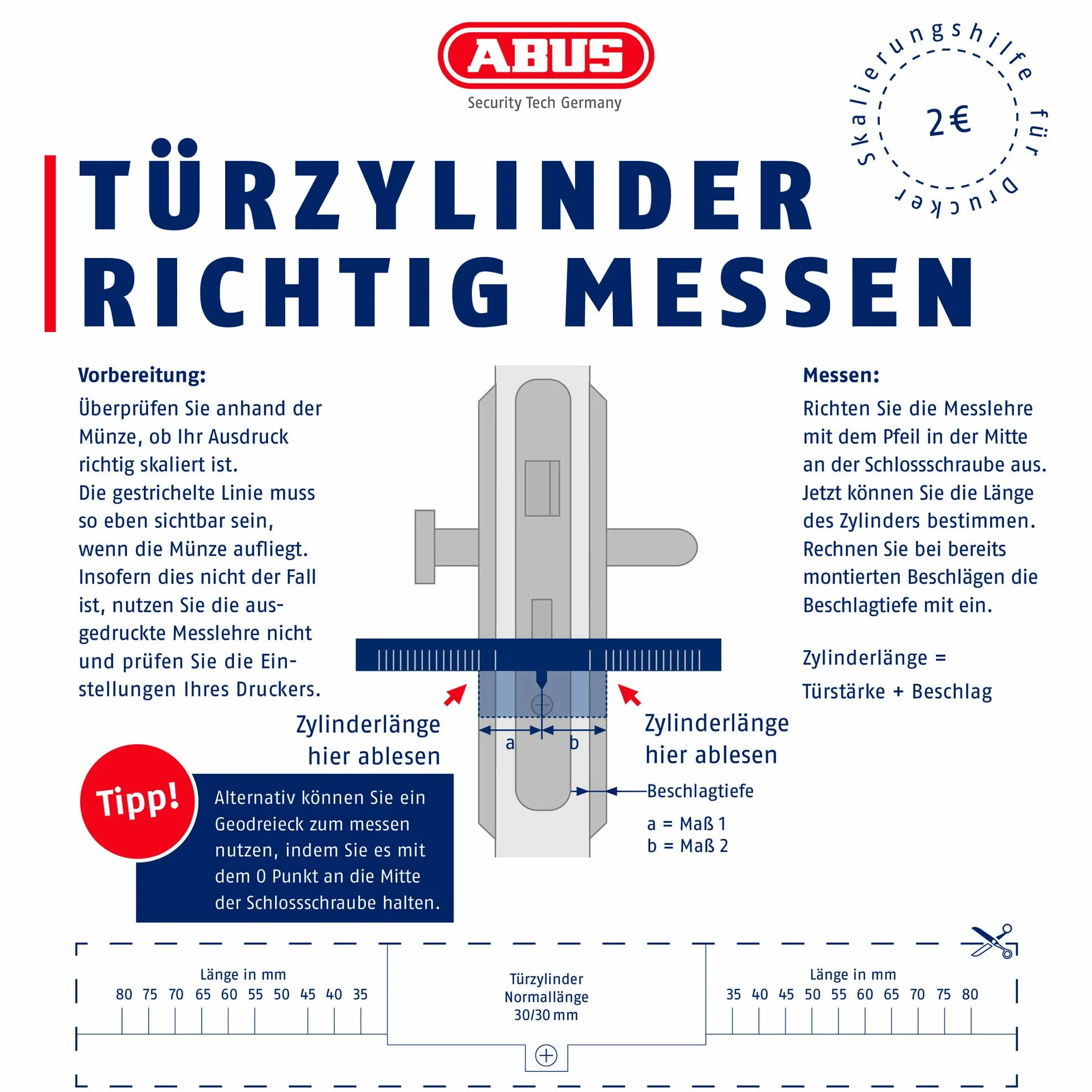 ABUS Cylinder tytanowy 58421