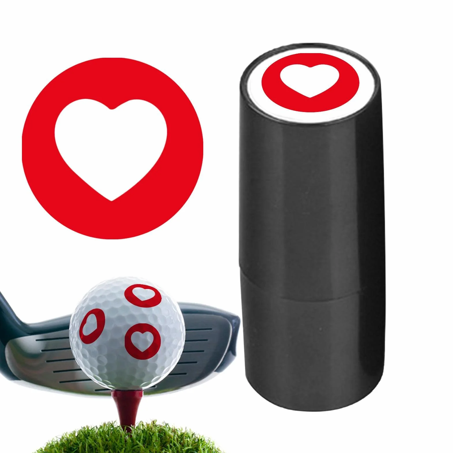 Szablon do oznaczania piłek golfowych, indywidualny stempel do oznaczania piłek golfowych, przenośny, szybkoschnący znacznik kulkowy, spersonalizowany znacznik do piłek golfowych, marker do