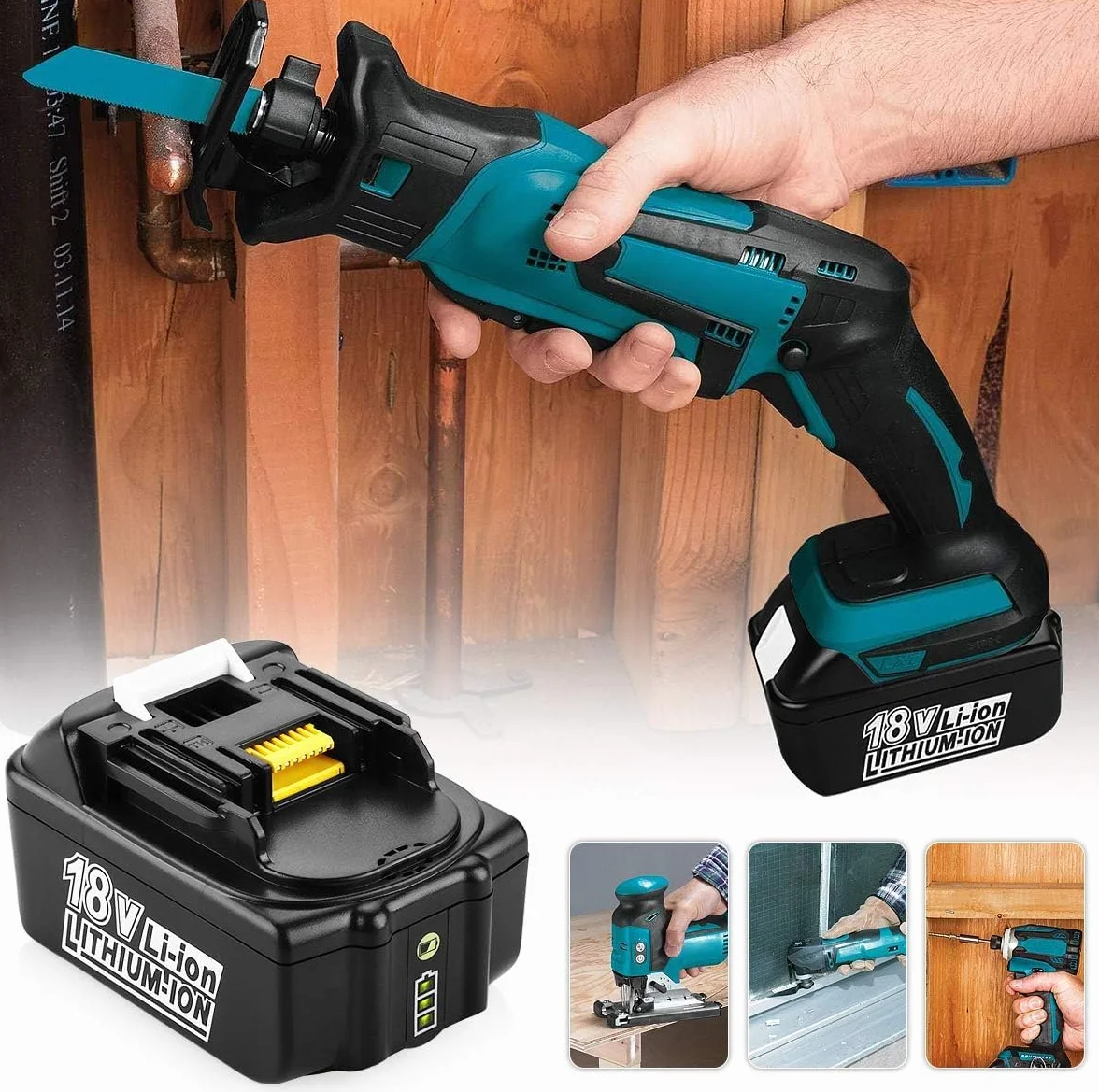 Energup 2X18V 5,0Ah akumulatory do Makita 18V BL1860 BL1850 BL1840 BL1830 BL1820 BL1815