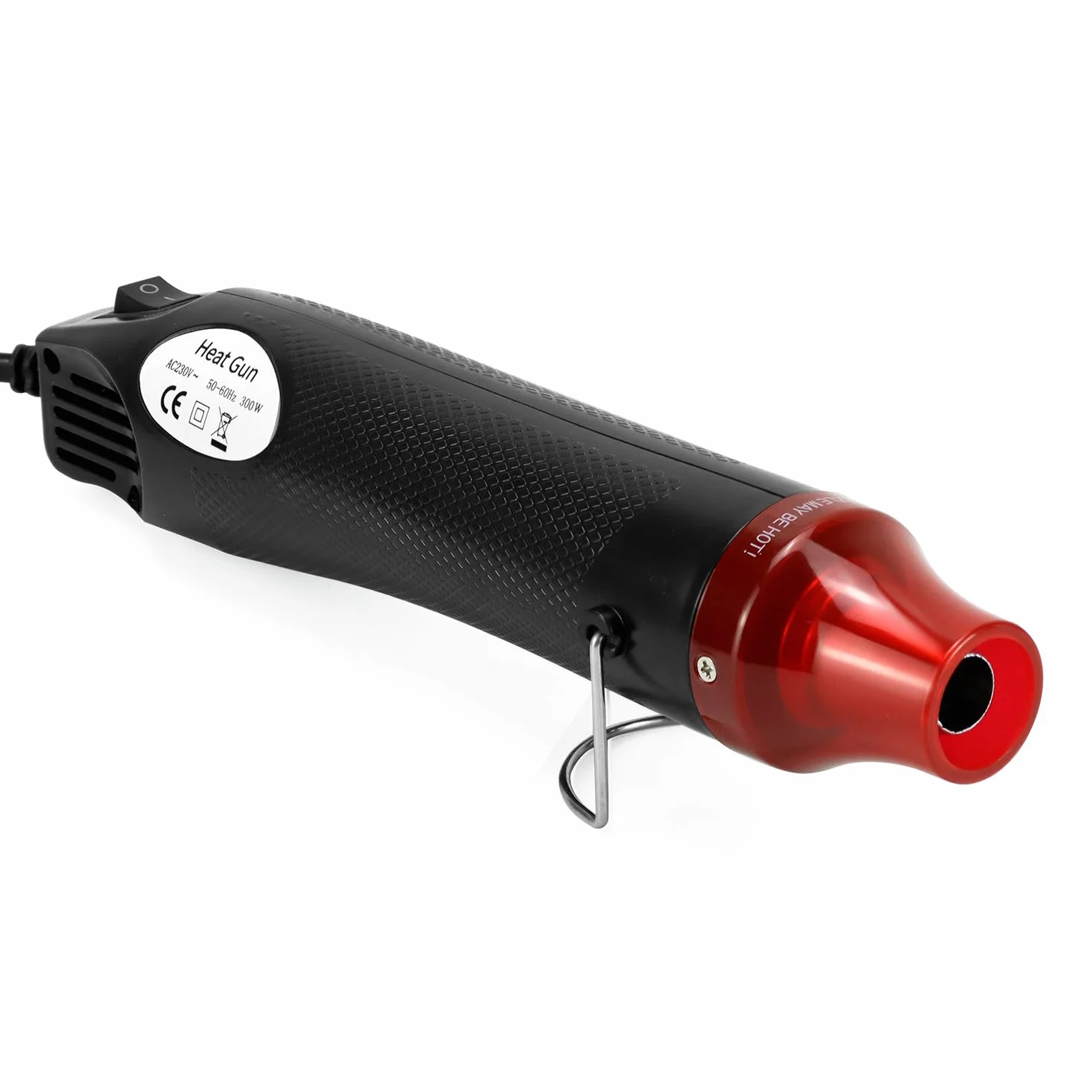 QWORK Mini pistolet na gorące powietrze 220 V 300 W suszarka do rur termokurczliwych