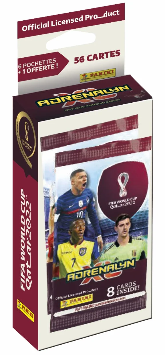 Panini Mistrzostwa Świata FIFA 2022 Adrenalyn XL - Blister 6+1 woreczek w zestawie 004287KBF7
