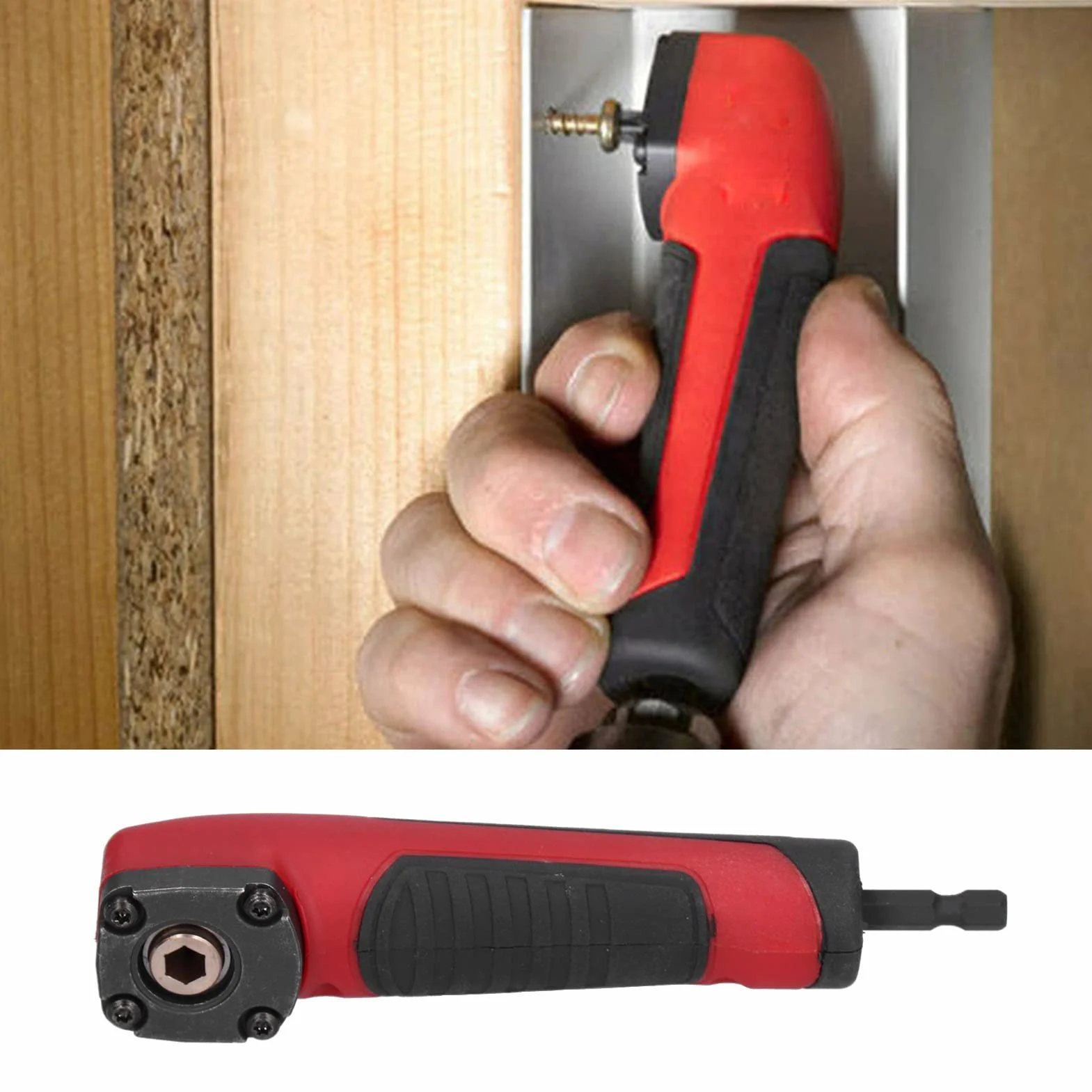 Adapter Kątowy Shockwave 90-stopniowy Klucz Udarowy do Wiertarki