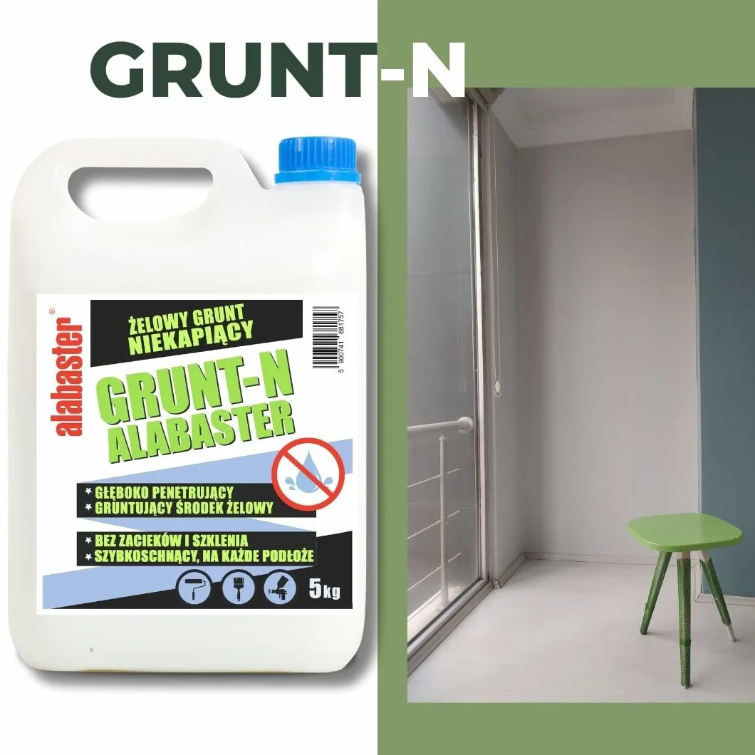 Alabaster Grunt Niekapek 5L Szybko Schnący