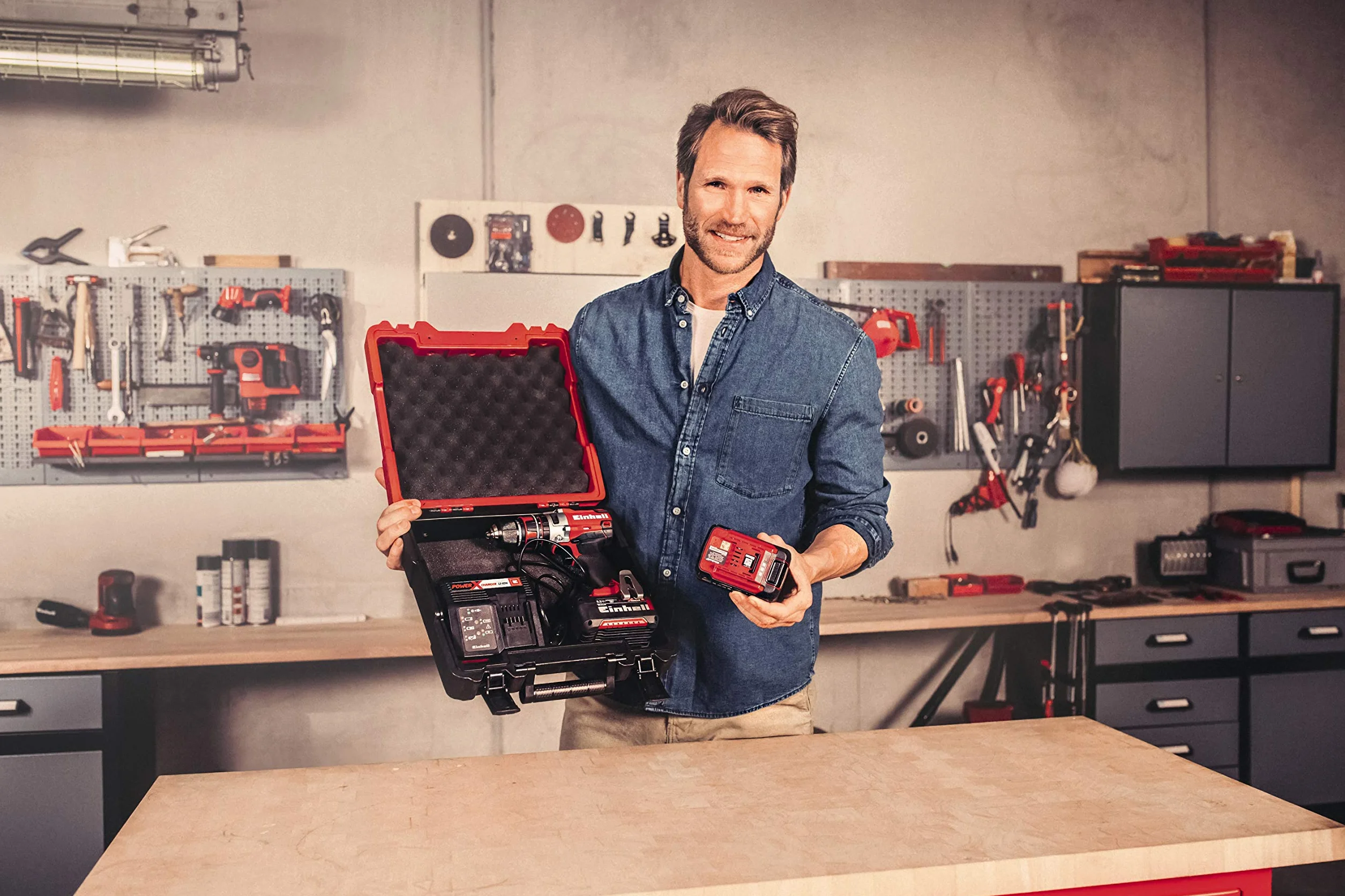 Einhell S35 Walizka Czerwony Czarny