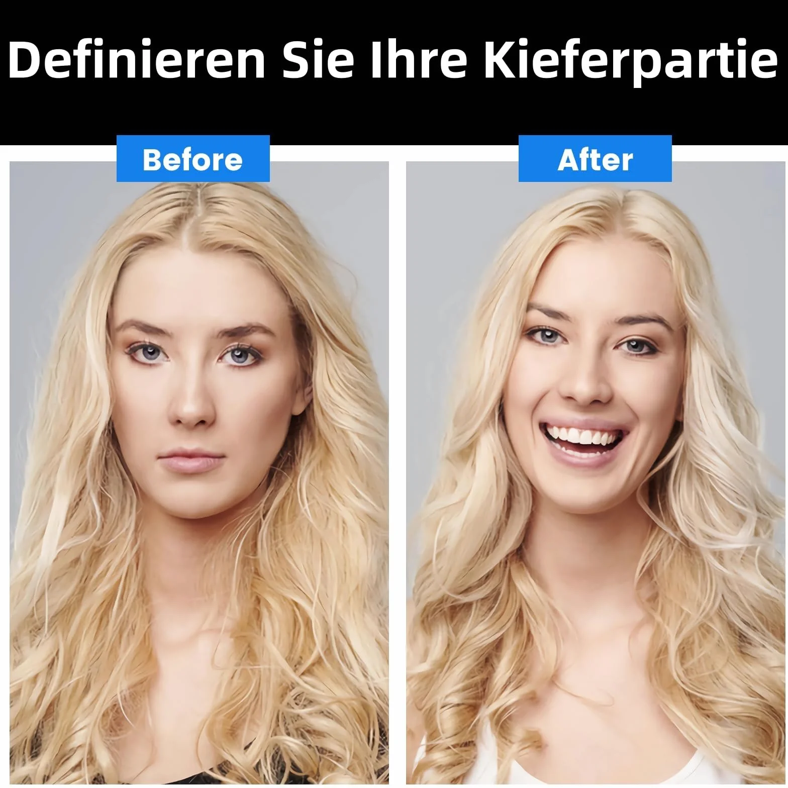 Jawline trener szczękowy, 3 sztuki, trenażer szczękowy dla mężczyzn i kobiet, 3-stopniowy przyrząd do ćwiczenia szczęk, podwójny podbródek do twarzy, ust, poprawa linii szczęki, trening szczęki
