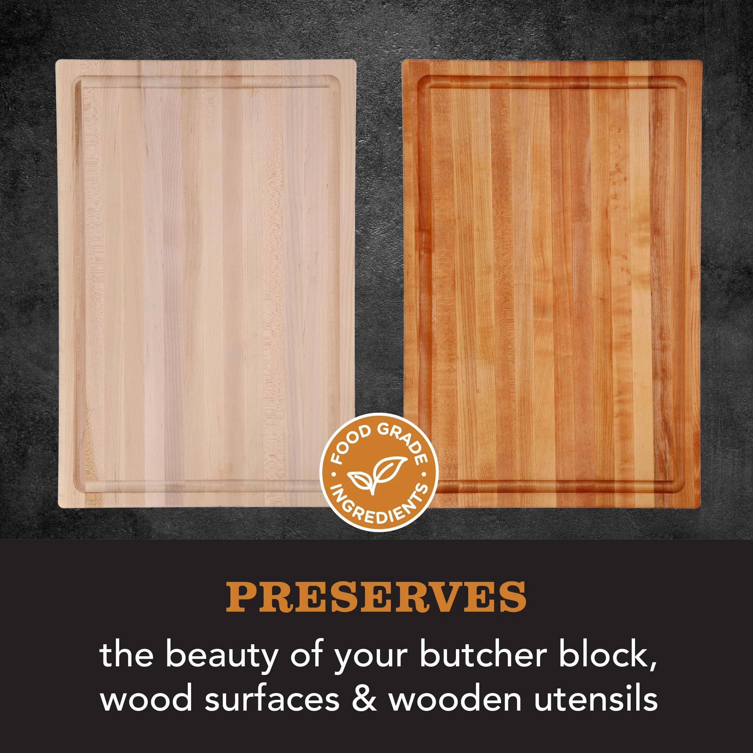 Butcher Block Oil (1 galon) firmy CLARK'S | Food Grade Cutting Board Mineral Oil & Conditioner | Chef - Woodworker - Restaurant Gallon Size
