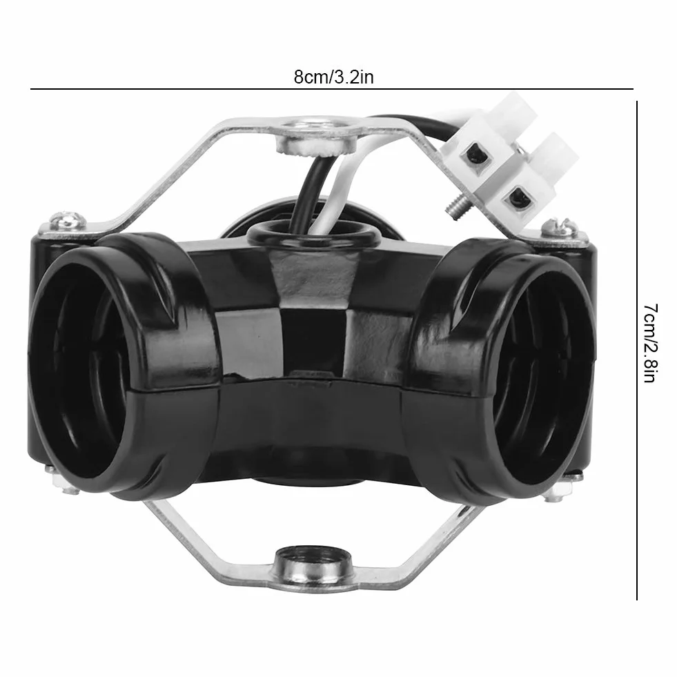 Fdit 3 głowice E27 Oprawka do lampy rozdzielacz 220V-250V akcesoria oświetleniowe DIY