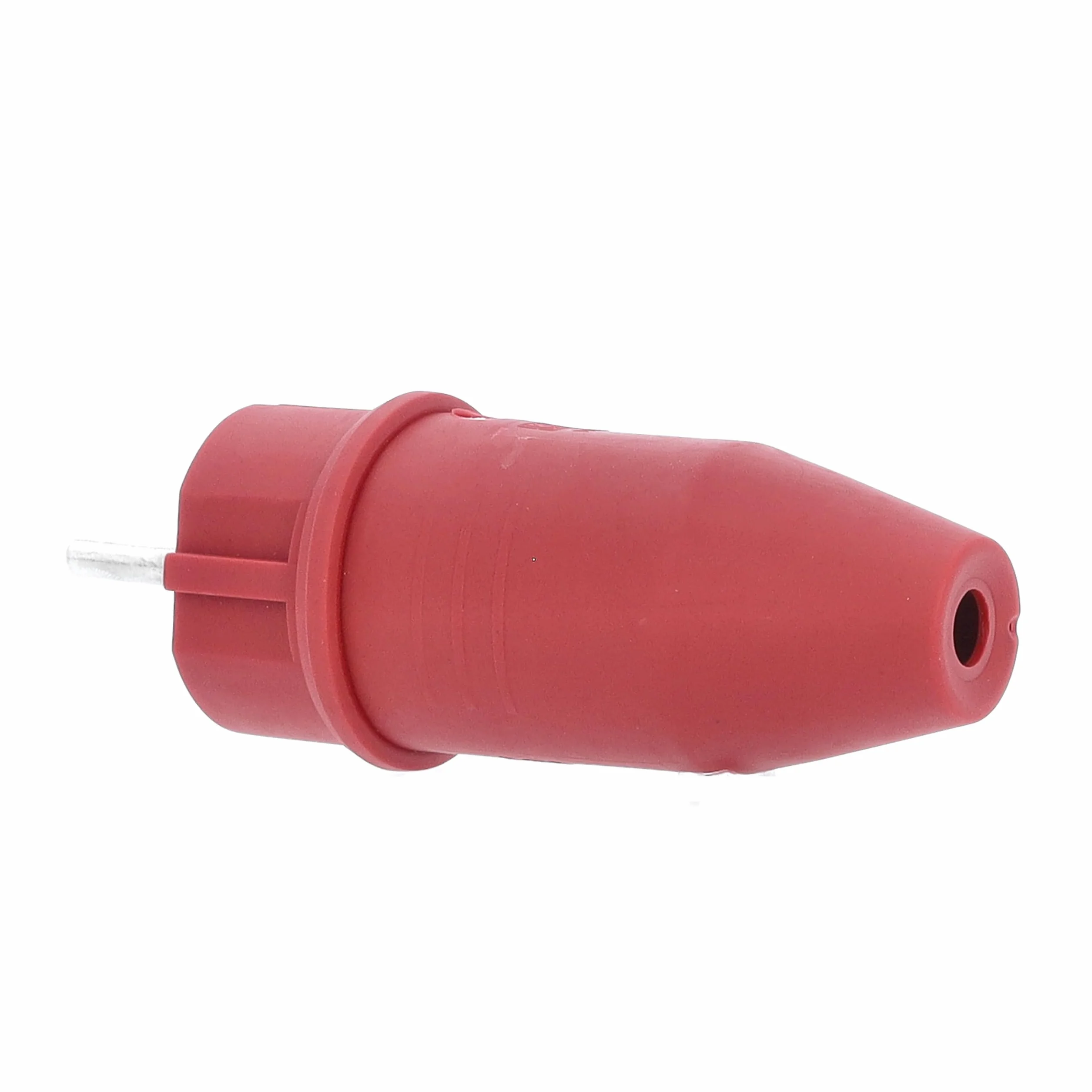 Schwabe Wtyczka z zestykiem ochronnym czerwona 230V 16A IP44 gumowa wtyczka zasilająca do przewodów 2,5 mm²