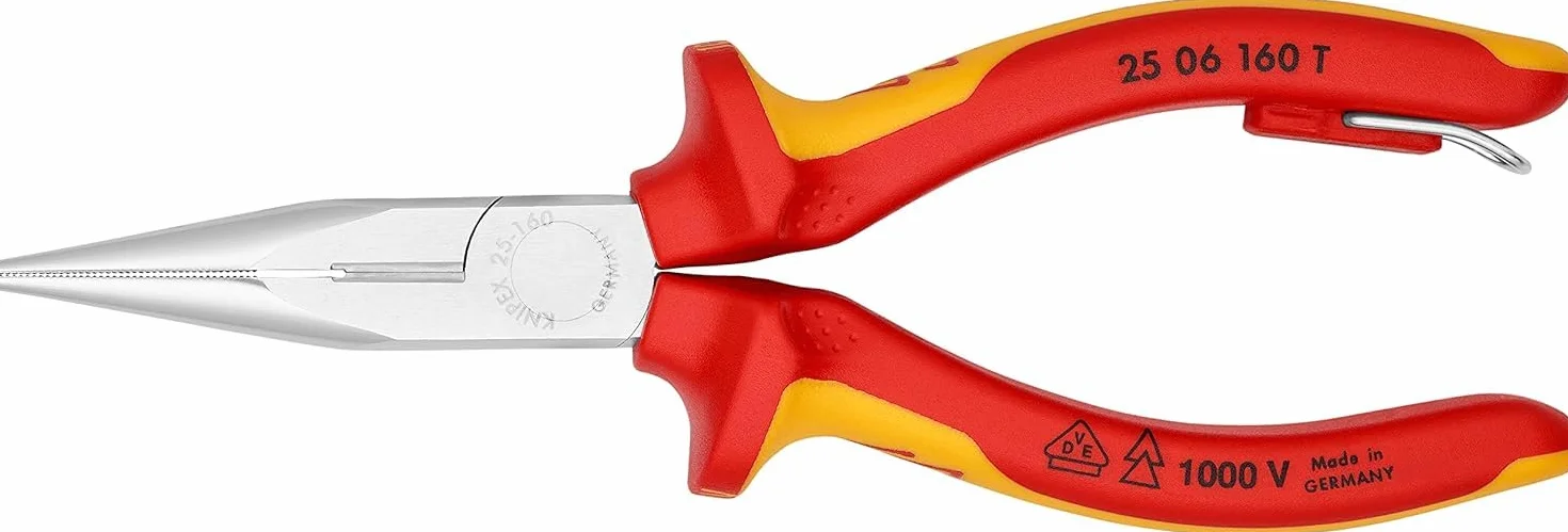 KNIPEX Szczypce tnące półokrągłe izolowane VDE 160 mm 25 06 160 T BK
