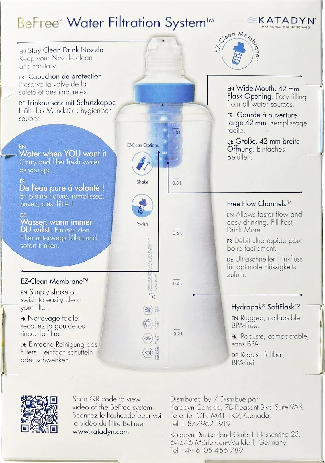 Katadyn Befree filtr 1 l