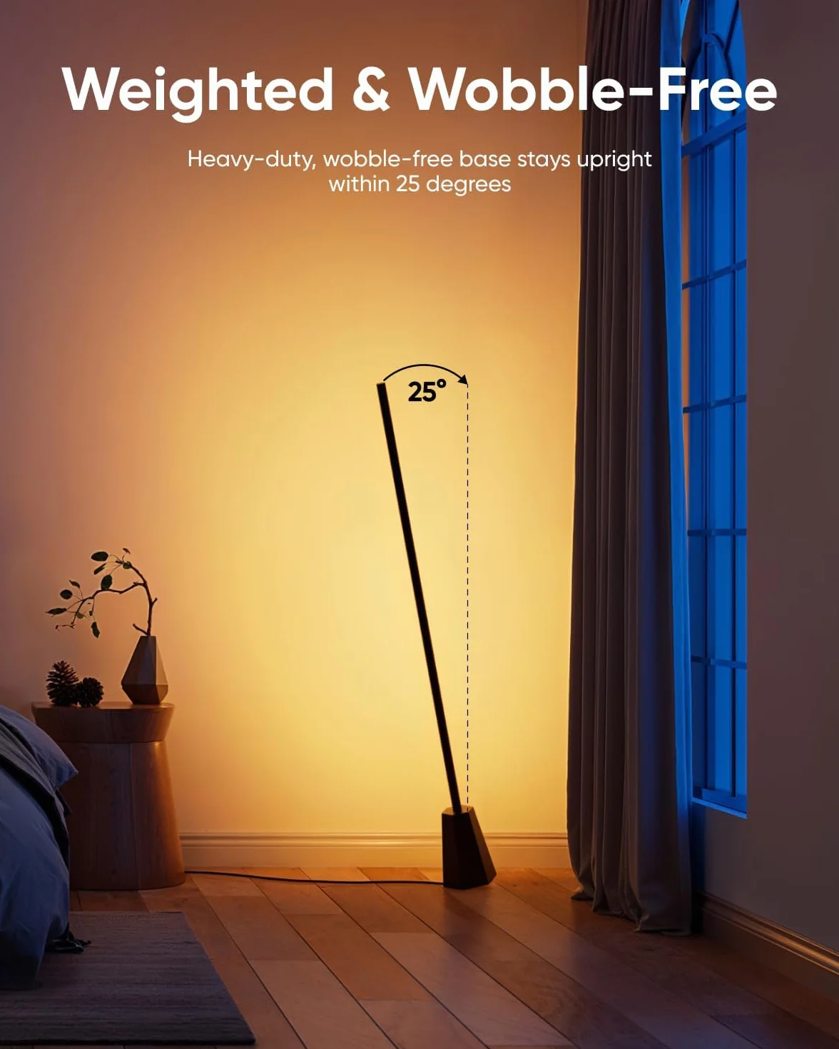 Lampa podłogowa eufy E10 LED RGBWW 1700 lumenów inteligentna kompatybilna Google