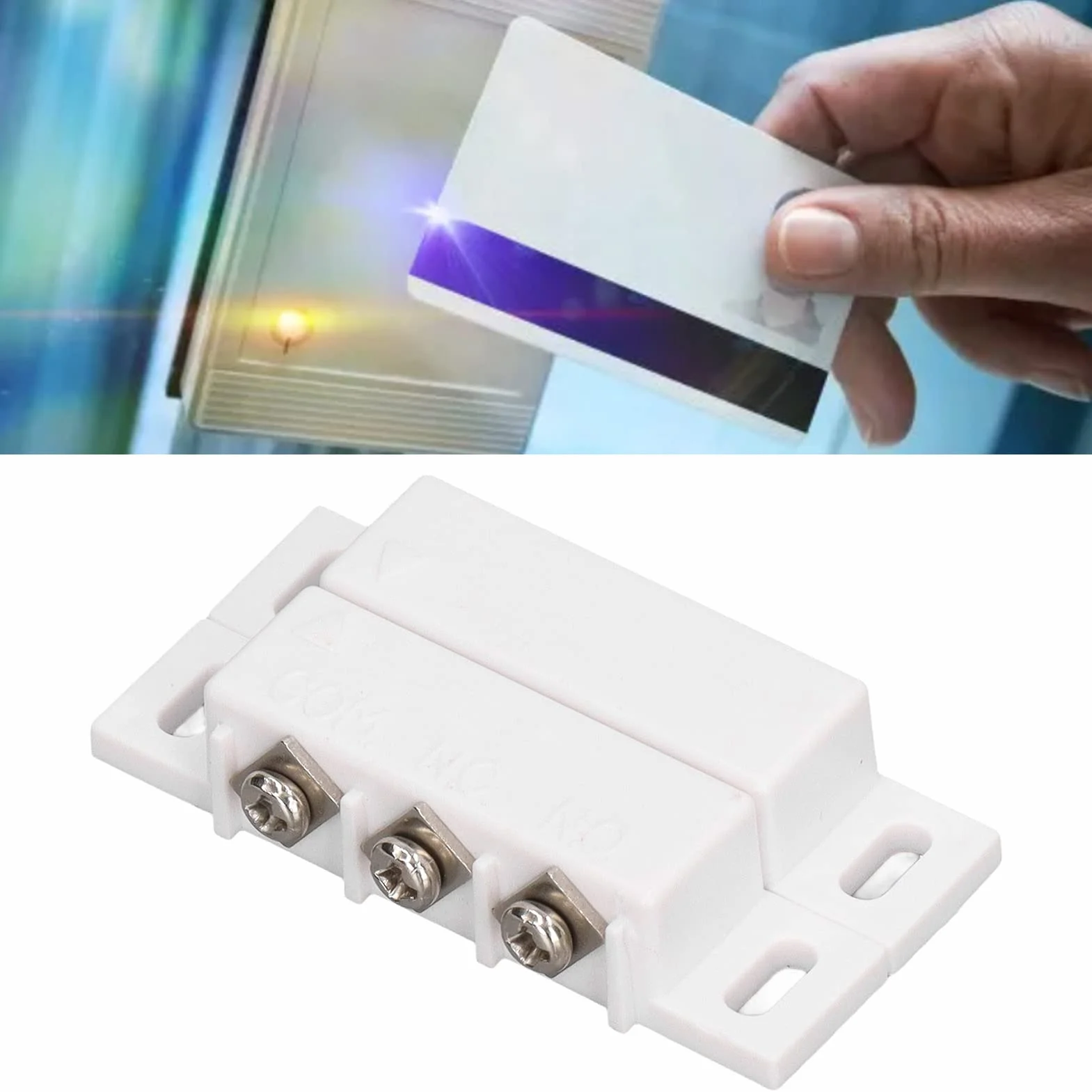 Magnetyczny Kontaktron NC NO Alarm Drzwi Bezpieczeństwa 2 Szt.