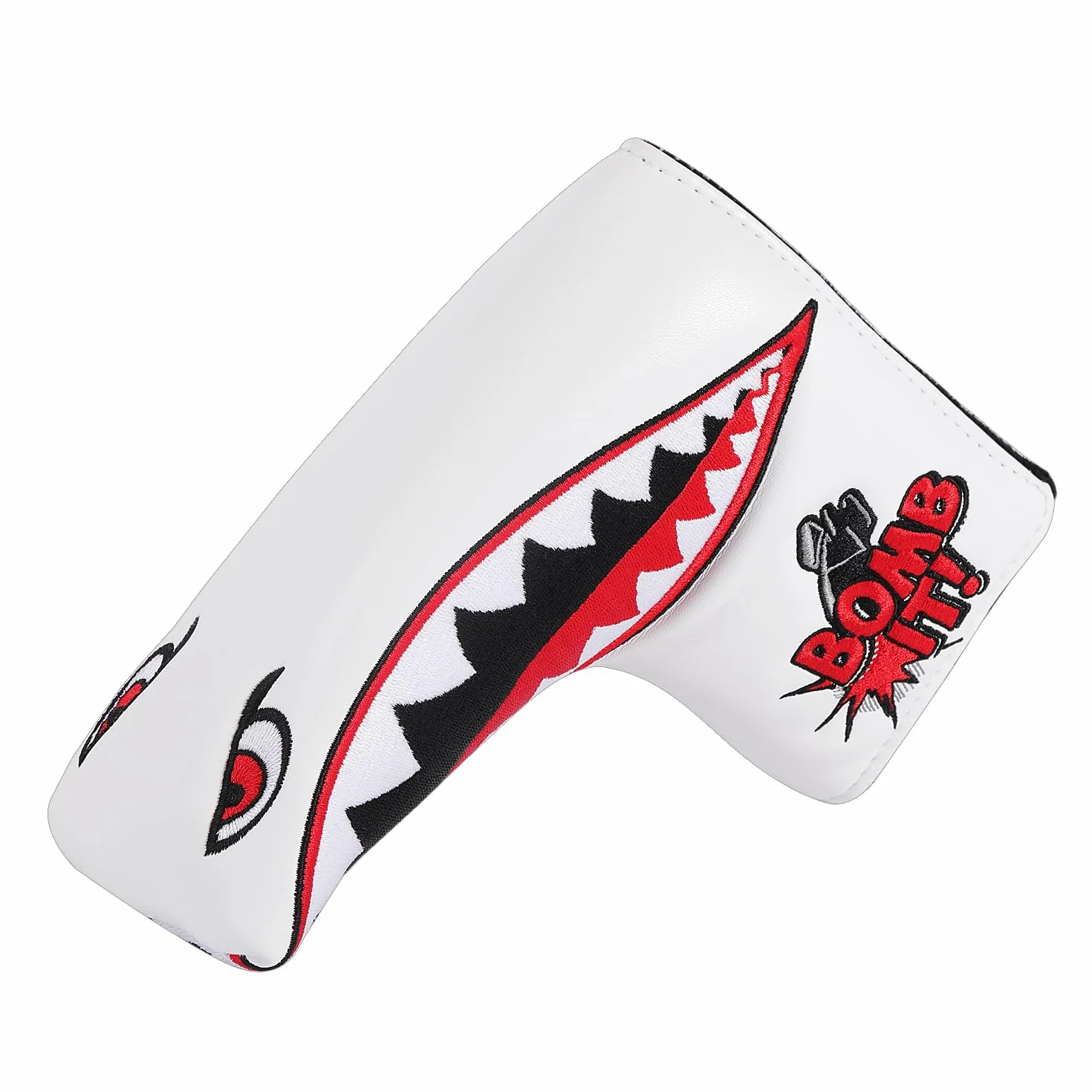 New War Shark Latający Tygrys Warshark Golf Putter Nakrycie głowy Golf Blade Putter Cover