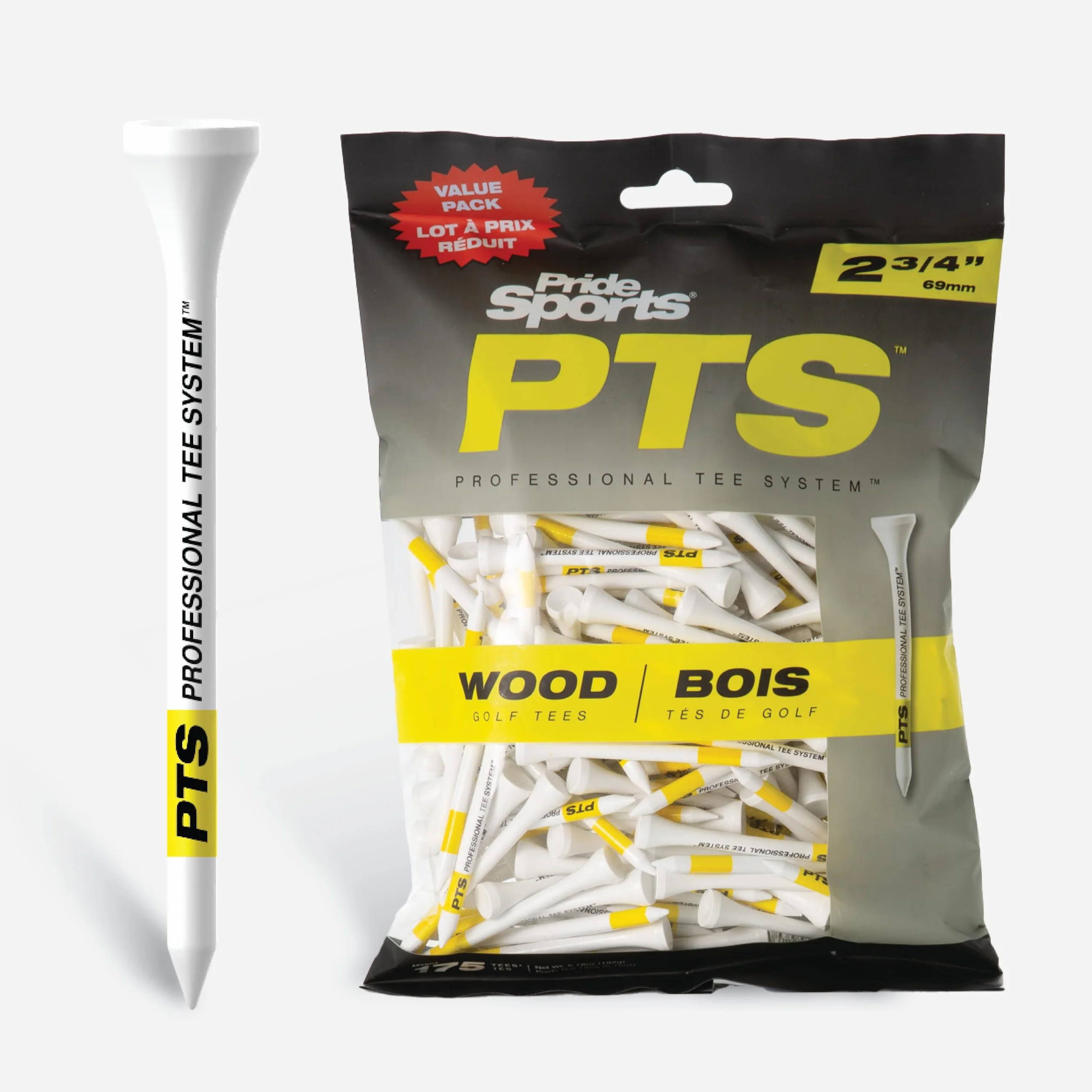 Pride Professional Tee System, 2-3/10.2 cm ProLength Tee Tee