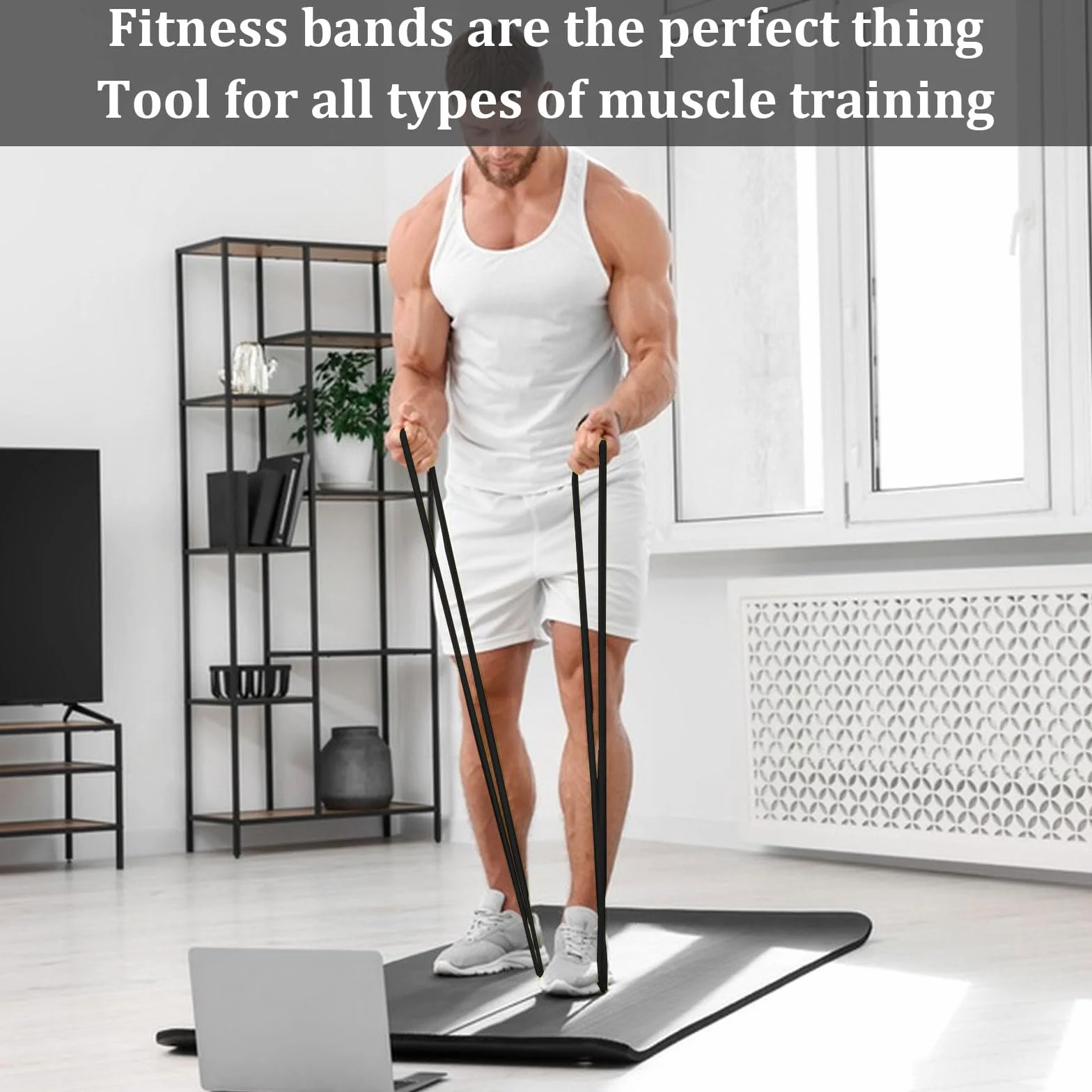 Taśmy fitness, długie taśmy oporowe, 100% lateks, taśmy oporowe, taśma do podciągania, idealna do budowy mięśni, jogi, pilatesu, treningu siłowego