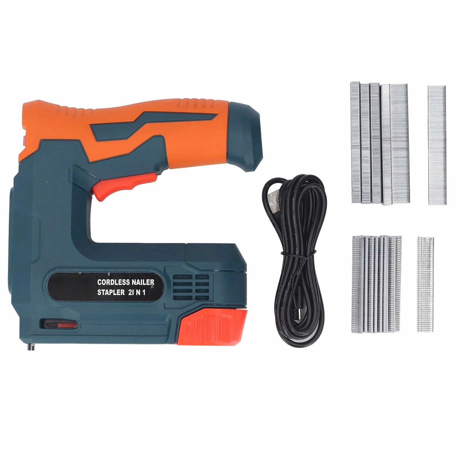 Elektryczny Zszywacz Bezprzewodowy 2 w 1 Power Tacker 2000 mAh Li-Ion USB