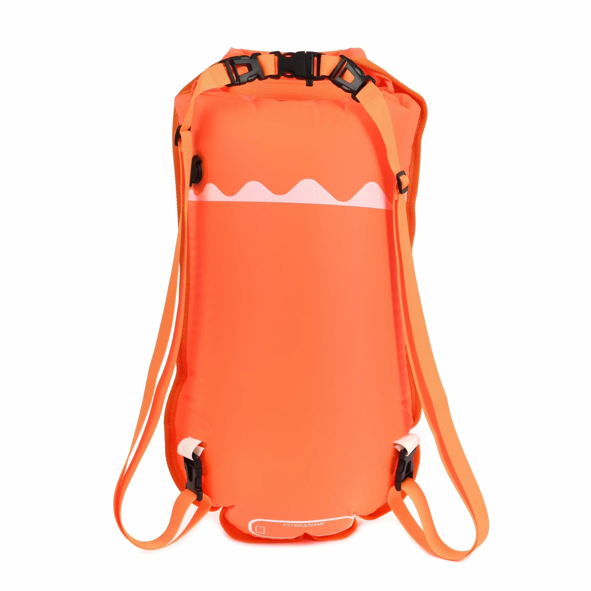 KOGA boja do pływania i worek na sucho 35 l pomarańczowy, otwarta woda i triathlon. Swimming Buoy, pomarańczowy, jeden rozmiar